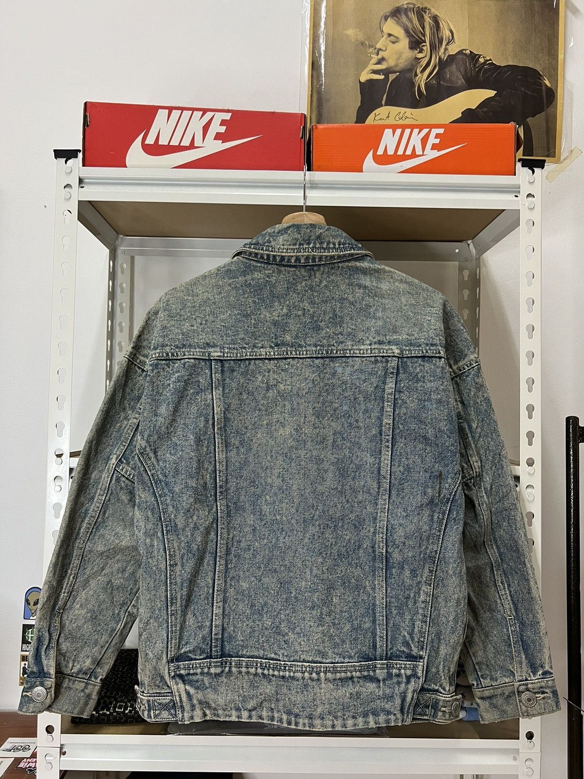 Other Japanese Brand Murua Blue Acid Wash Denim Jacket Size M / US 6-8 / IT 42-44 - 2 Thumbnail