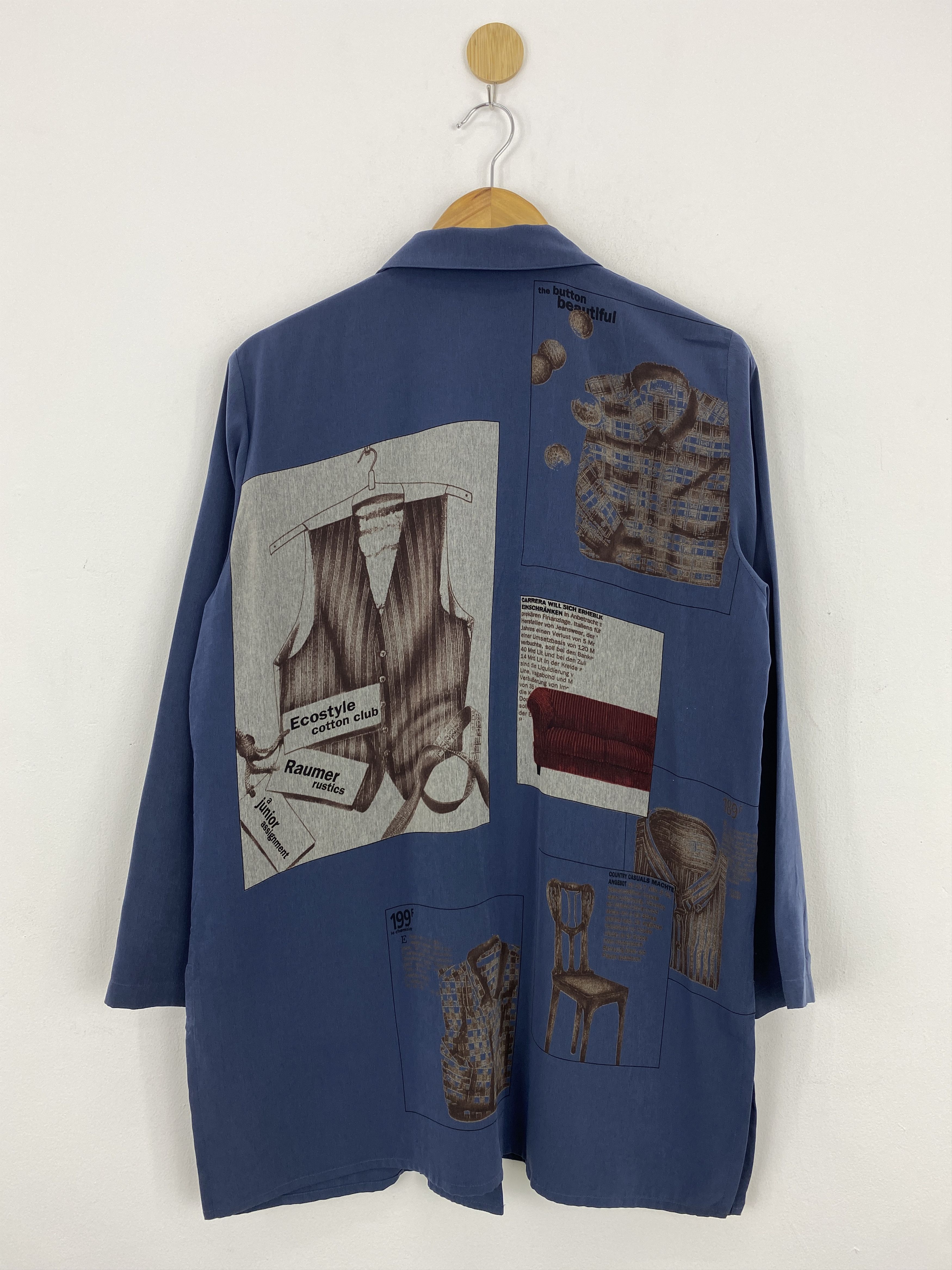 Vintage Vintage Silk Blazer Art Made In Japan Coat Jacket J1861 Size US M / EU 48-50 / 2 - 2 Thumbnail