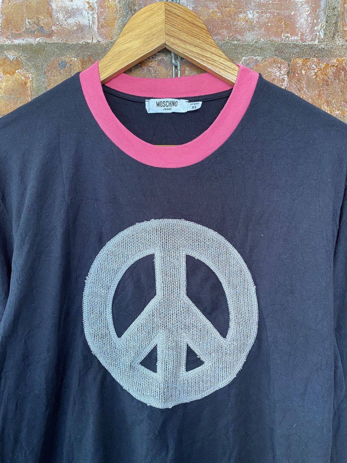 Moschino Iconic Anarchy knit center logo Size US L / EU 52-54 / 3 - 3 Thumbnail