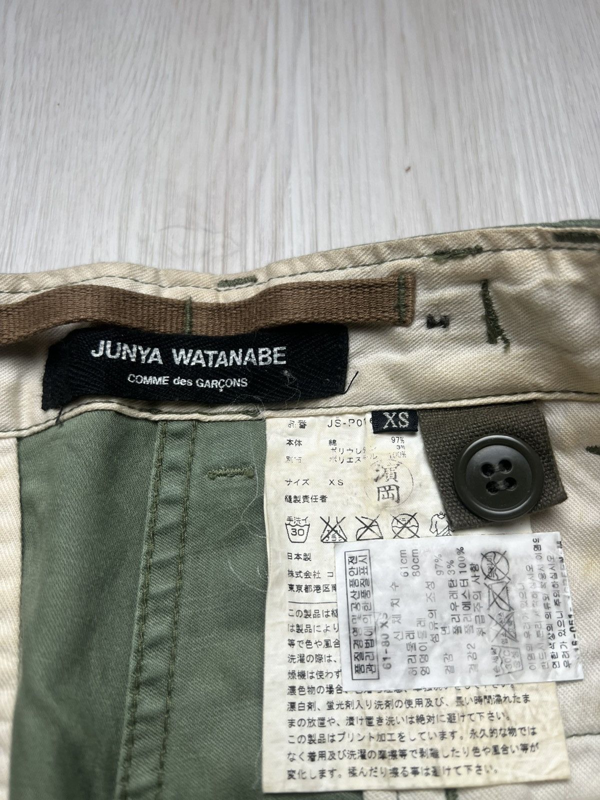 Junya Watanabe SS17 Junya Watanabe Comme Des Garcons Studded Cargo Pants Size 28" / US 6 / IT 42 - 6 Thumbnail