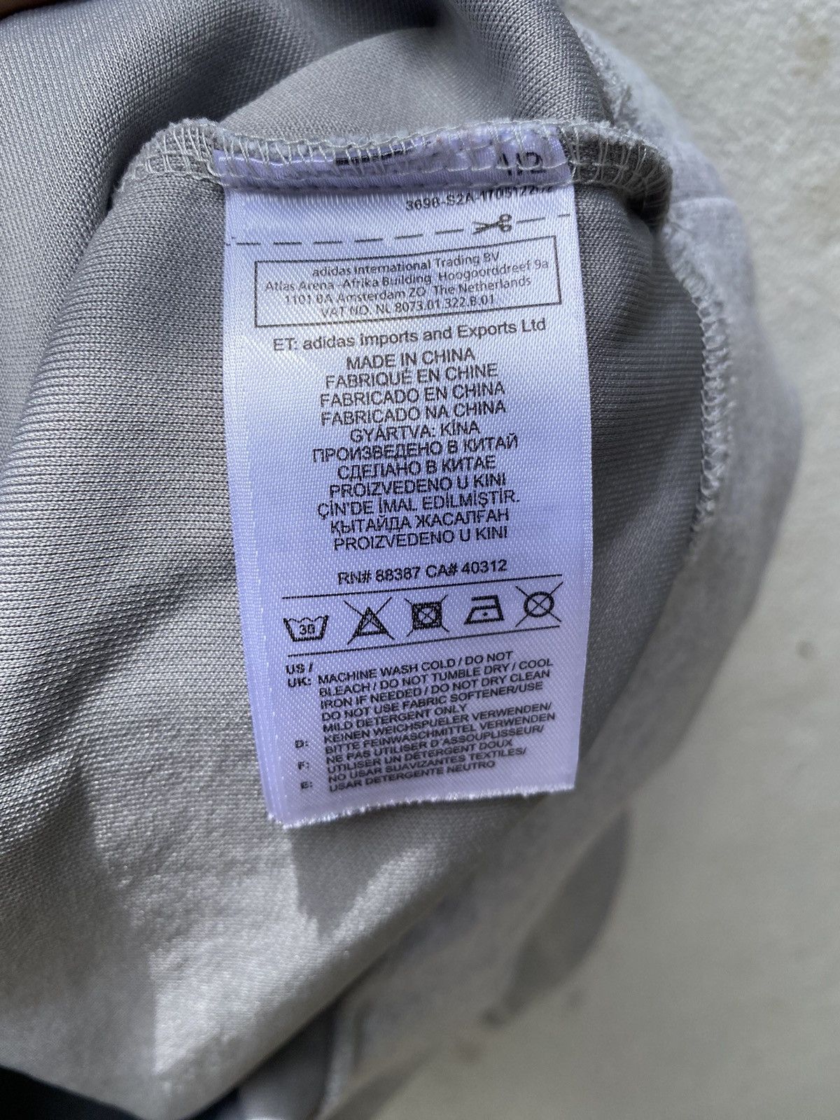 Adidas Adidas TNT Trefoil Tape Pullover Hoodie Heather Size US L / EU 52-54 / 3 - 6 Thumbnail
