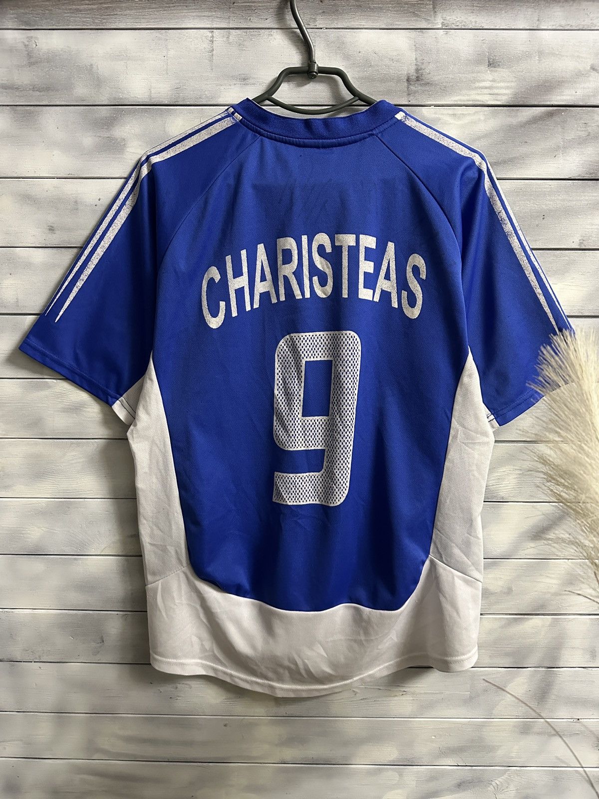 Vintage Rare Vintage Soccer Jersey Greece Charisteas Euro 2005 Win Size US M / EU 48-50 / 2 - 2 Thumbnail