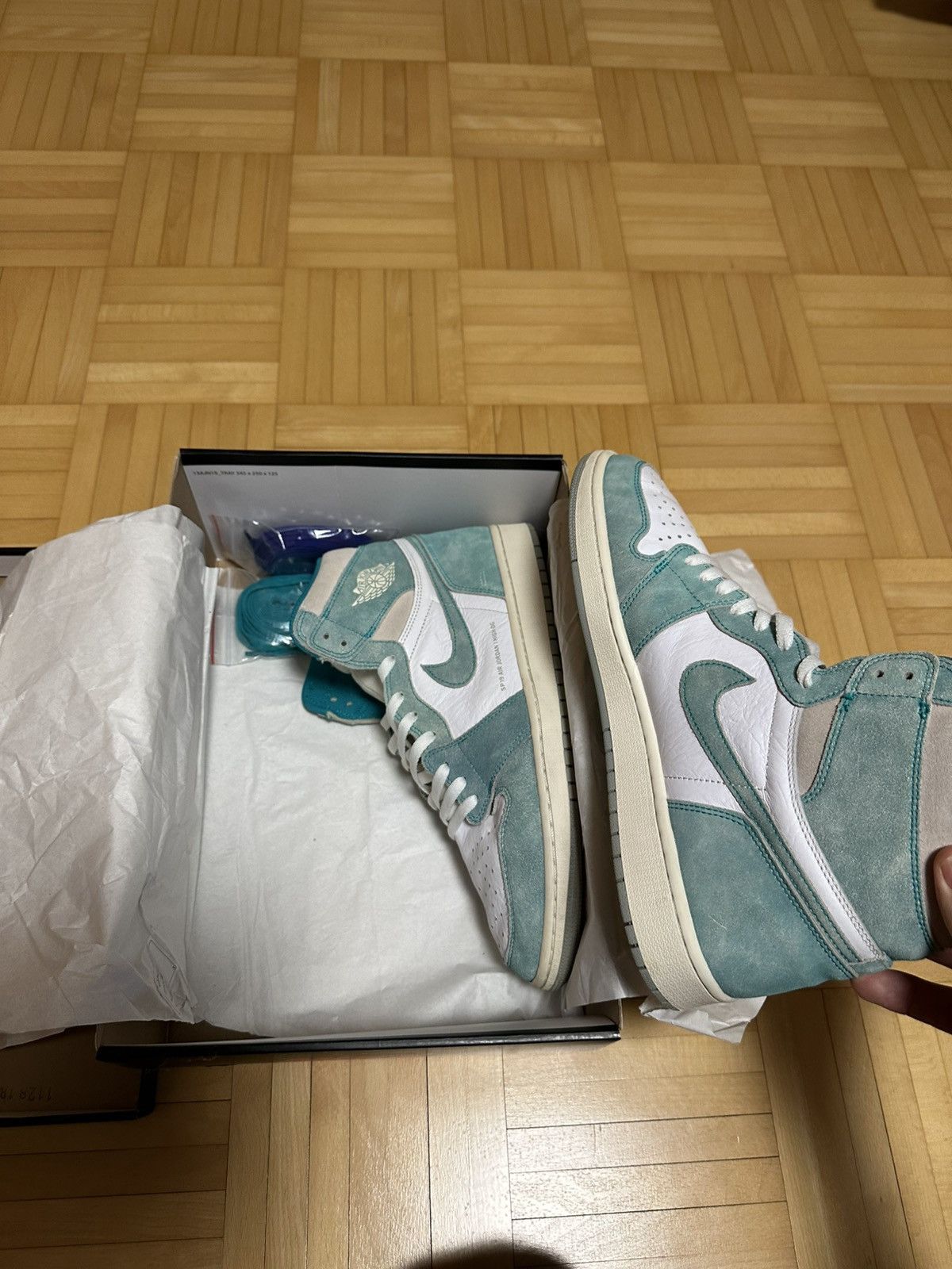 Nike Air jordan 1 Turbo Green Size US 12.5 / EU 45-46 - 2 Thumbnail