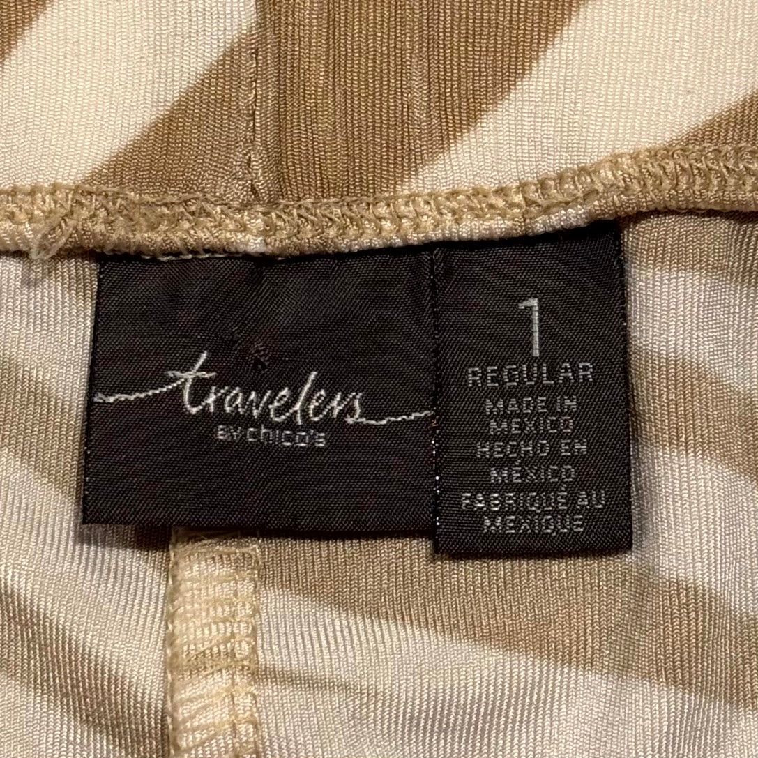Chicos Chicos Travelers Pants Zebra Slinky Stretch Pull On 1 M 8 Size 30" / US 8 / IT 44 - 4 Thumbnail