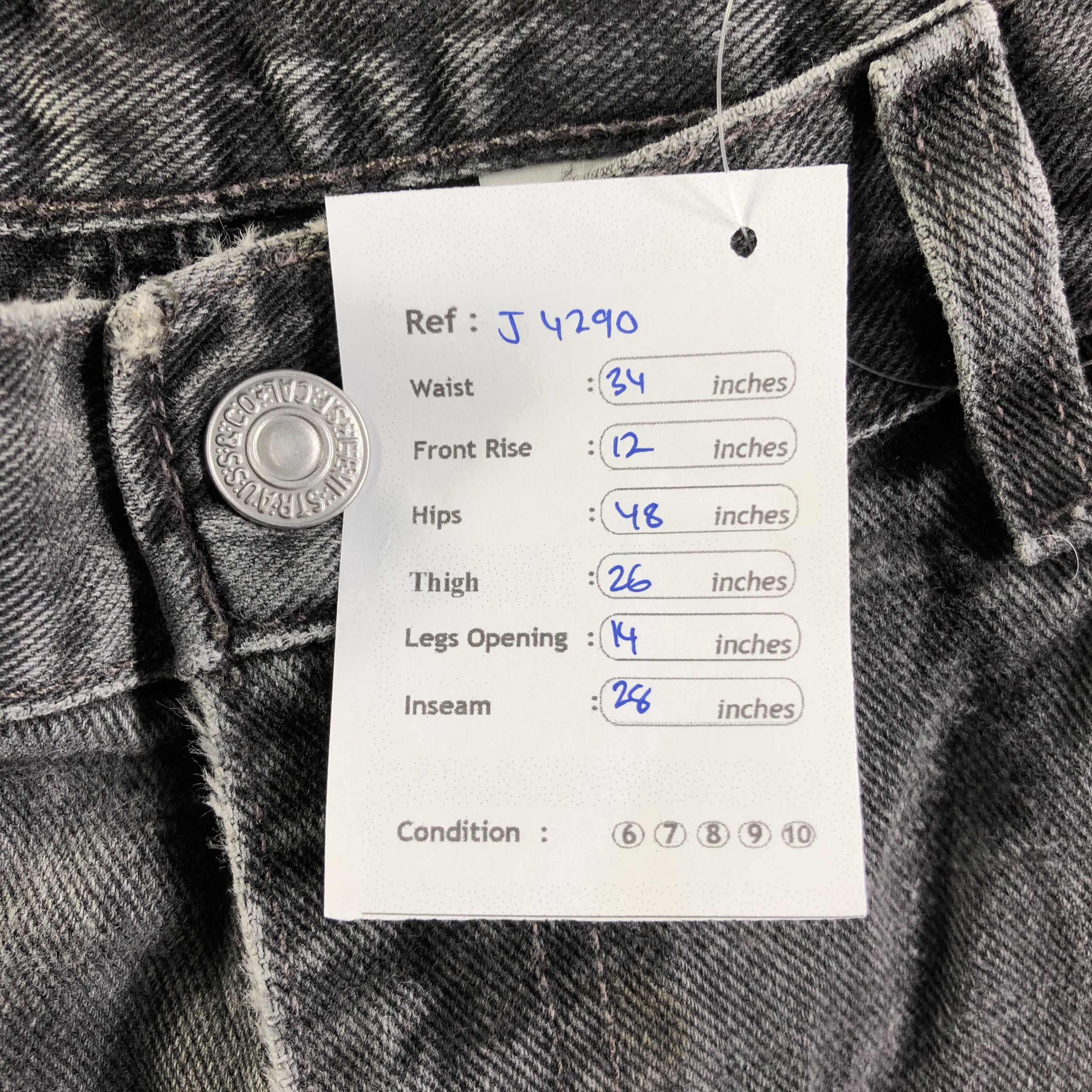 Levi's 90s Vintage Levis 560 Jeans-J4290 Size US 34 / EU 50 - 12 Thumbnail