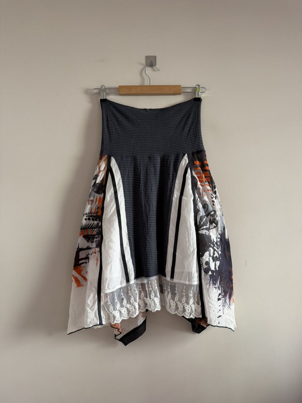 Other Beate Heymann Asymmetric Printed Skirt Size 34" / US 12 / IT 48 - 6 Thumbnail