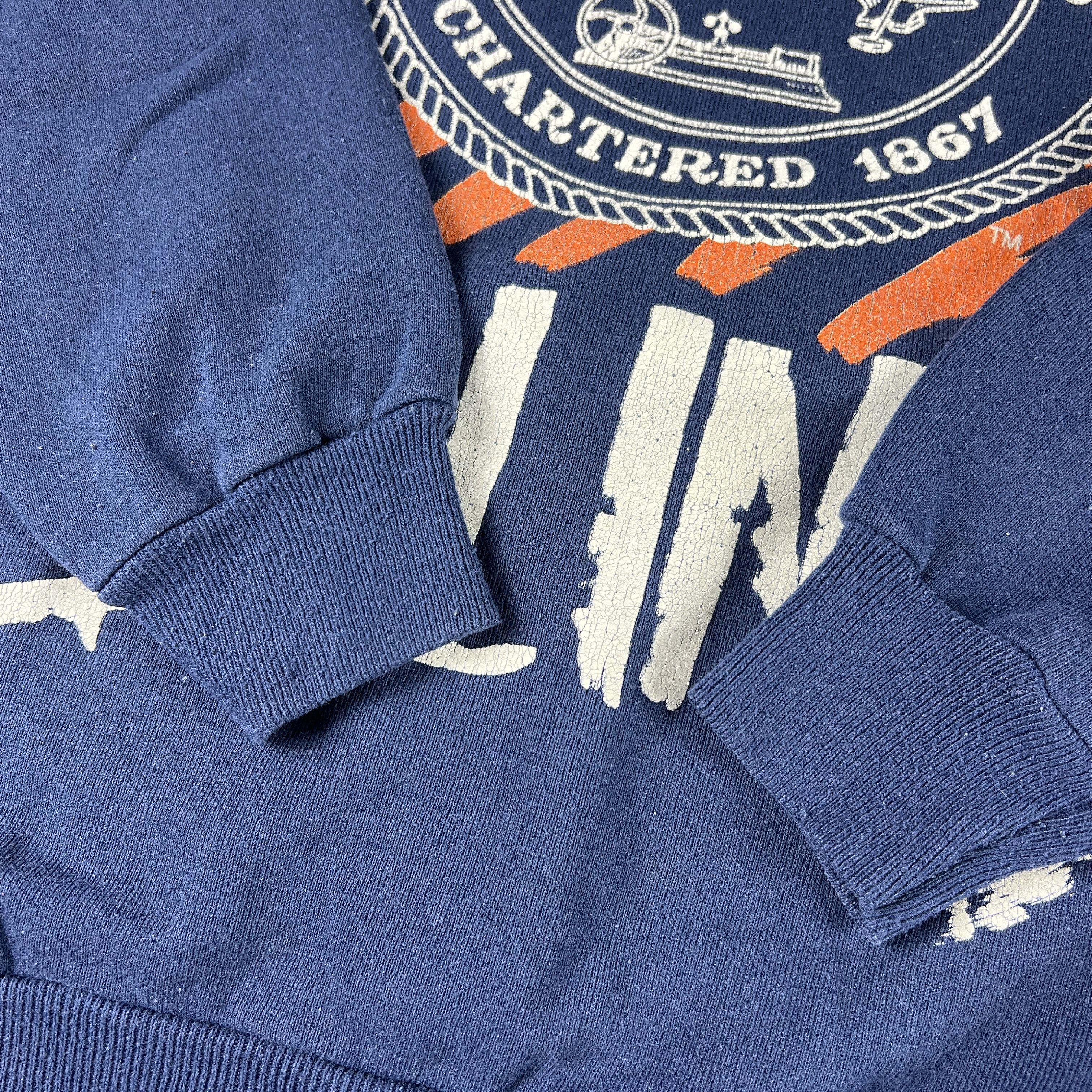 Hanes × NCAA × Vintage VTG 90s University Illinois Fighting Illini Sweater Crewneck Size US L / EU 52-54 / 3 - 6 Thumbnail