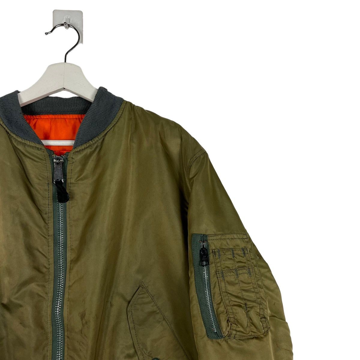 Alpha Industries 🔥 RIOT ANARCHY AFFA ALPHA MA-1 BOMBER JACKET Size US L / EU 52-54 / 3 - 6 Thumbnail