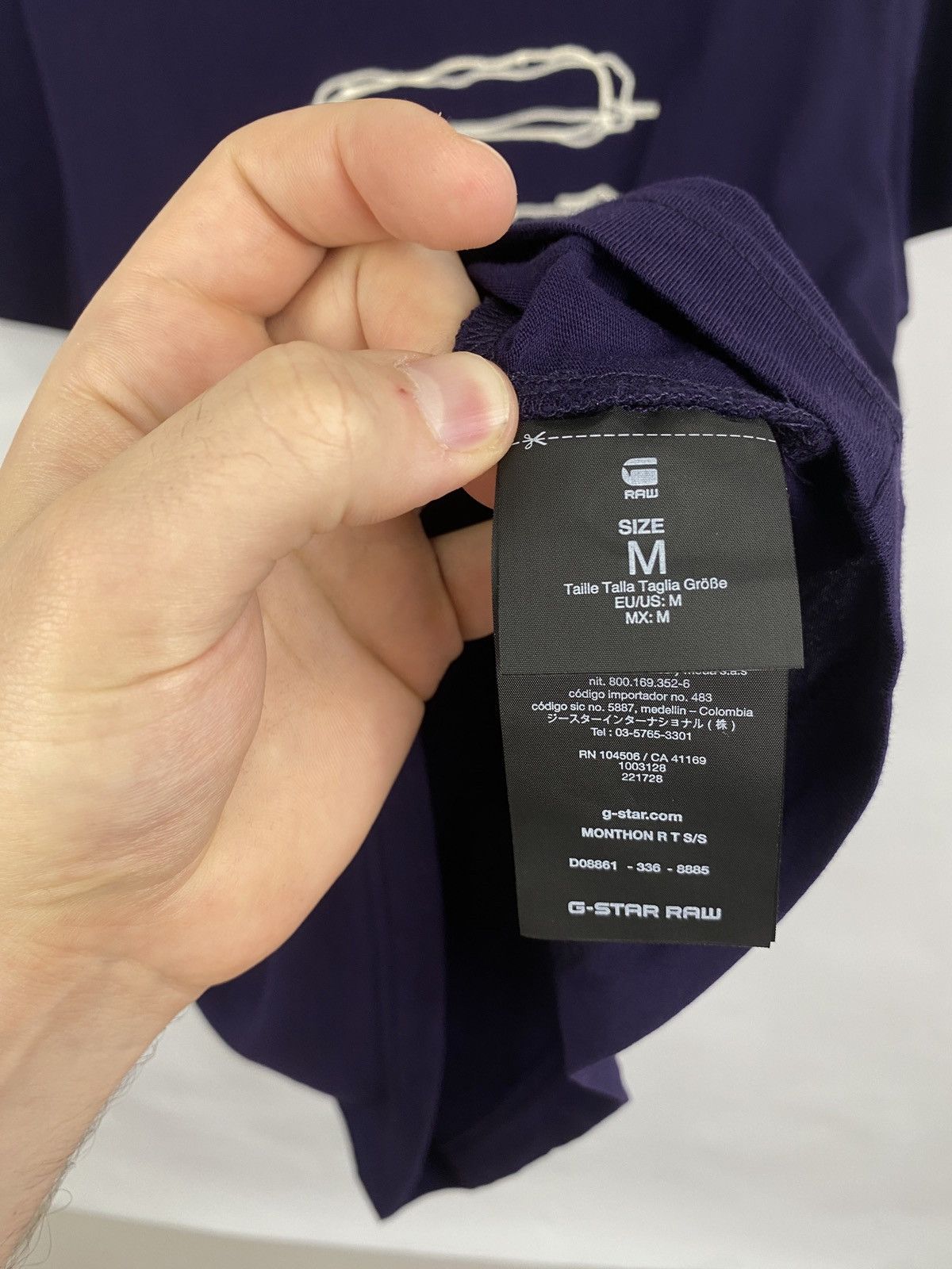 G-Star G Star Raw Big logo t-shirt Y2K cw21 hype rare retro Size US M / EU 48-50 / 2 - 7 Thumbnail