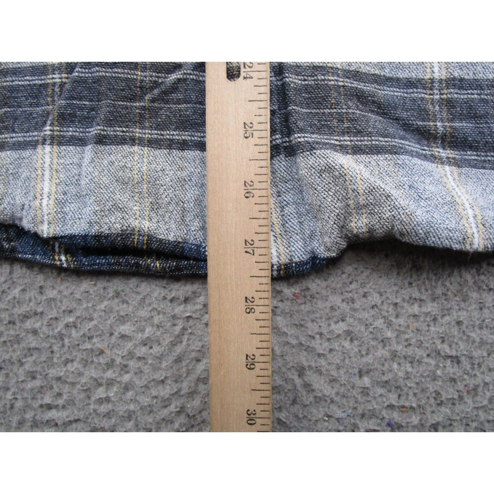 Carbon Carbon Button-Up Shirt Mens Regular Size M Blue Plaid Long Sleeve Casual Preppy Size US M / EU 48-50 / 2 - 5 Thumbnail