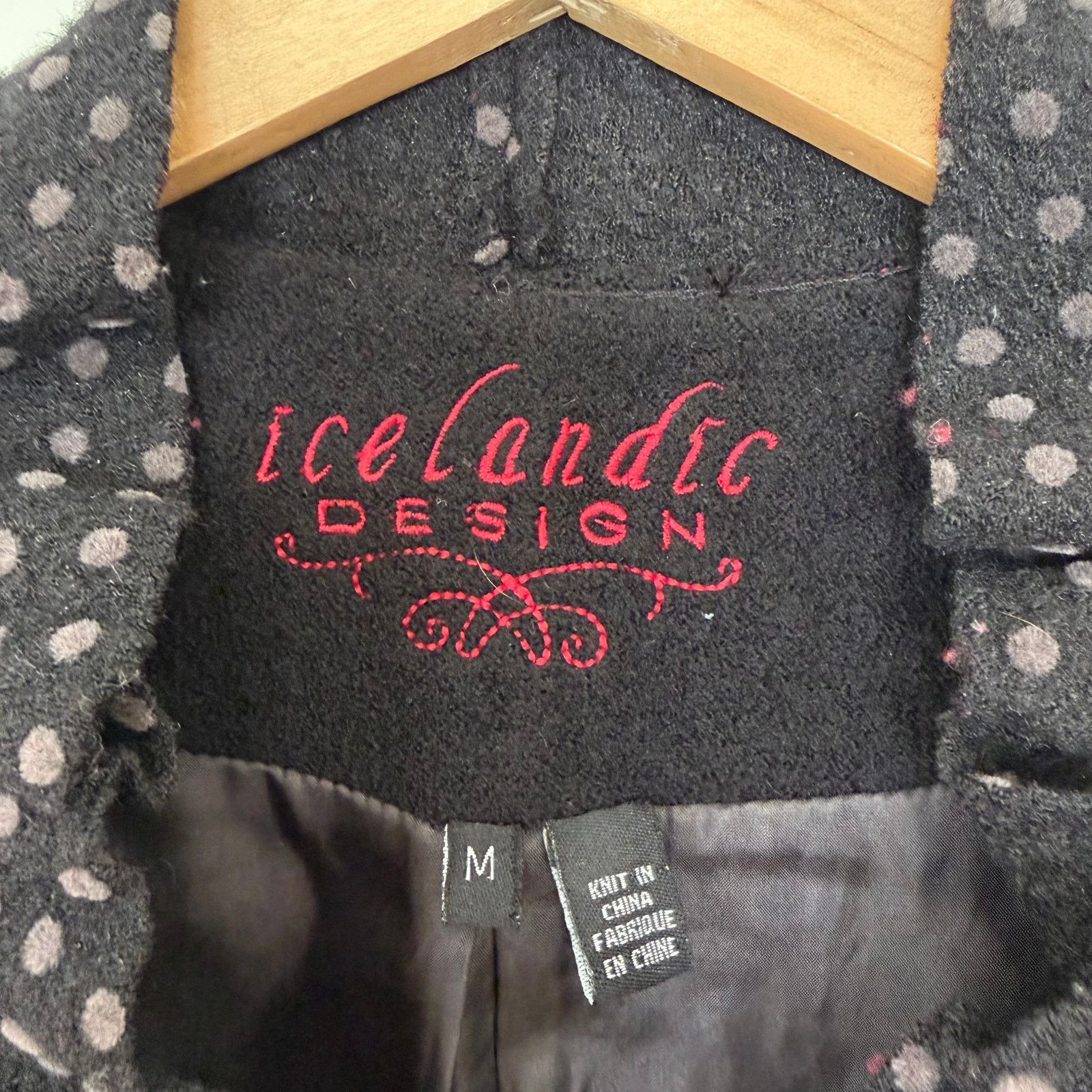 Other Icelandic Design Red 100% Wool Blazer Sz M Size M / US 6-8 / IT 42-44 - 4 Thumbnail