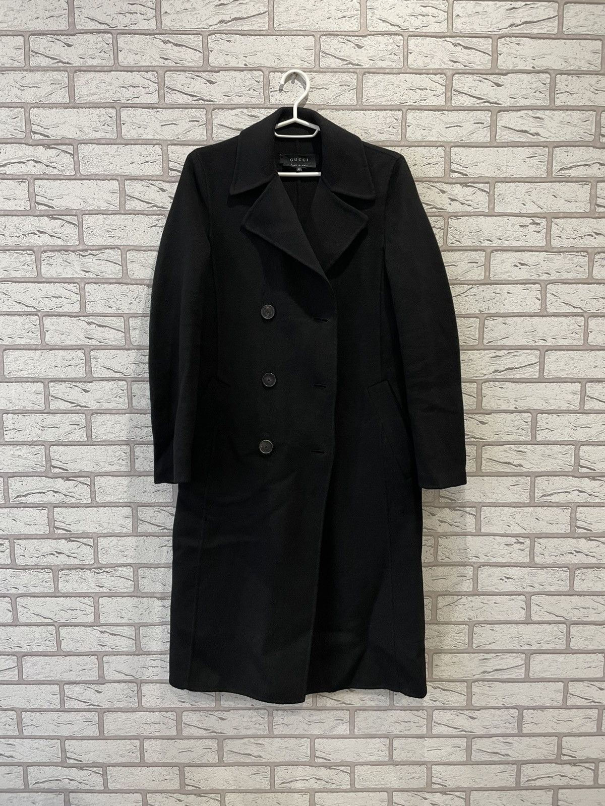 Gucci Vintage Gucci Wool Coat Jacket Trench Handmade Made In Italy Size M / US 6-8 / IT 42-44 - 10 Thumbnail