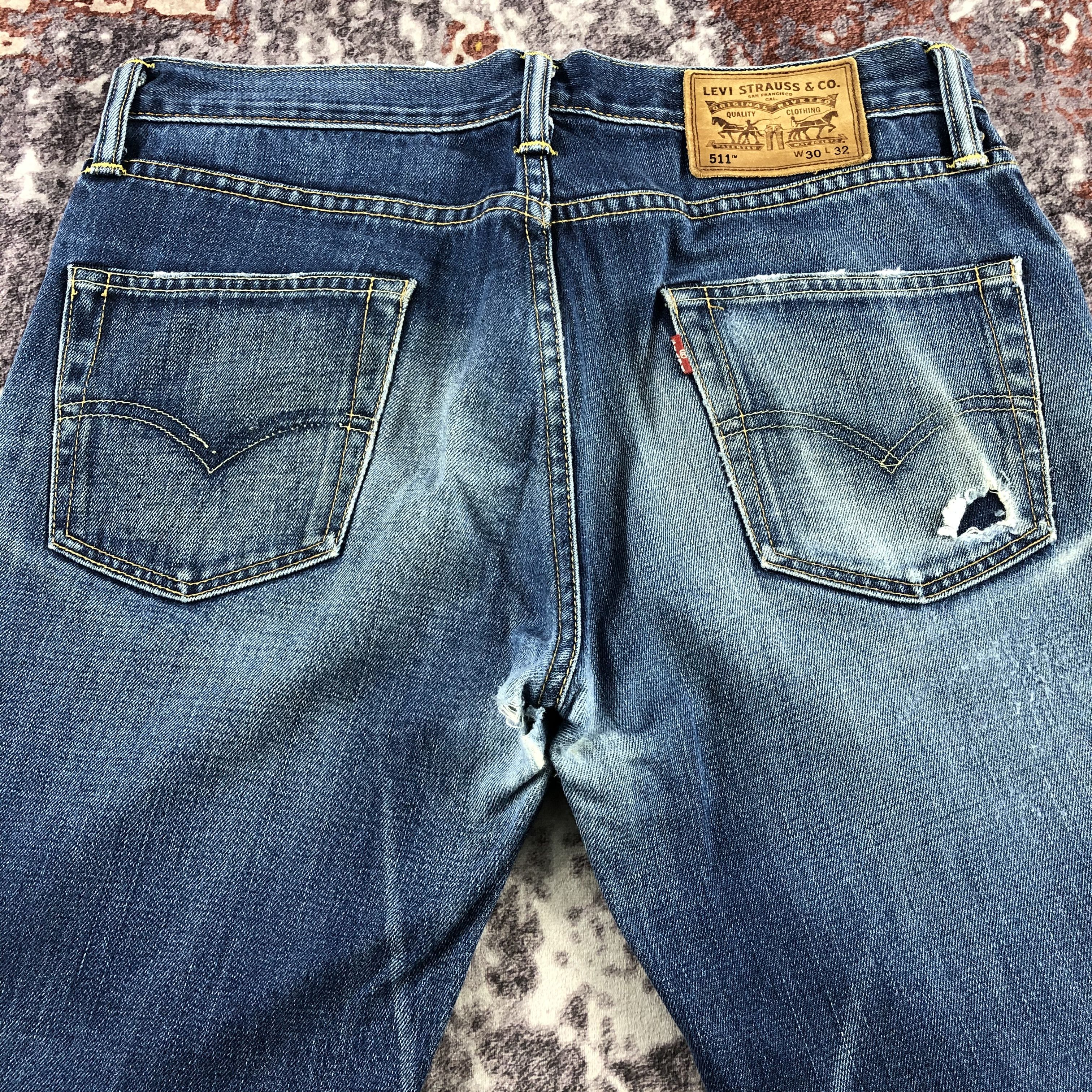 Levi's × Vintage Vintage Blue Wash Levis 511 Jeans-JM2702 Size US 33 - 5 Thumbnail