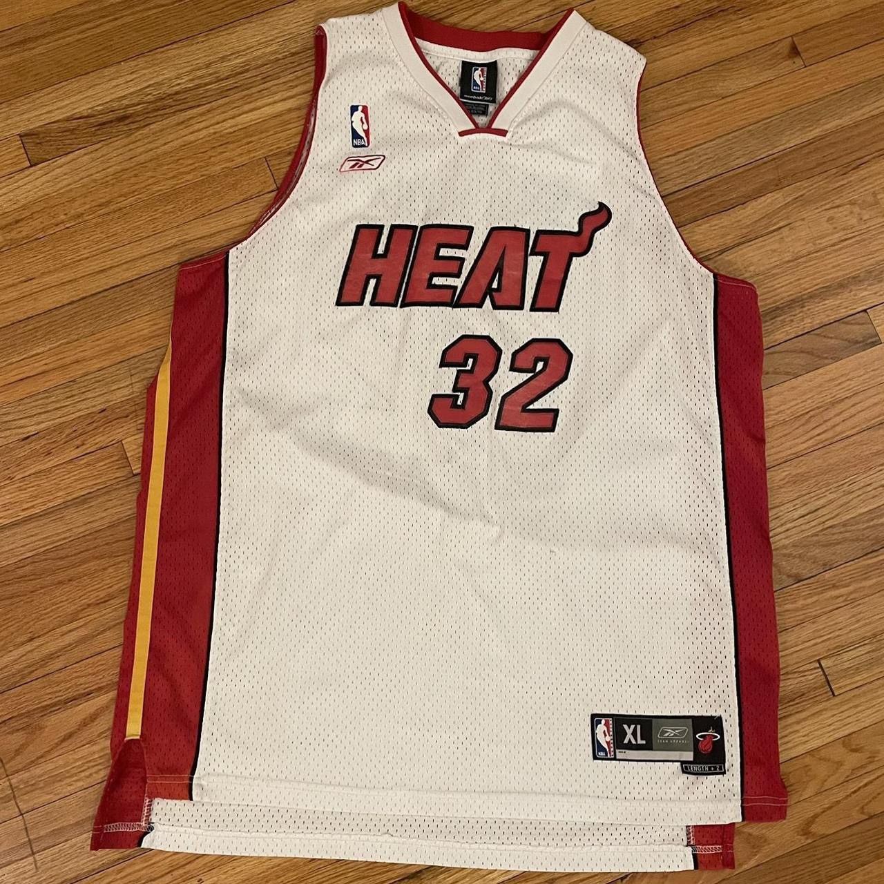 Reebok Vintage Shaquille O’Neal Miami Heat Reebok Jersey Size US XL / EU 56 / 4 - 1 Thumbnail