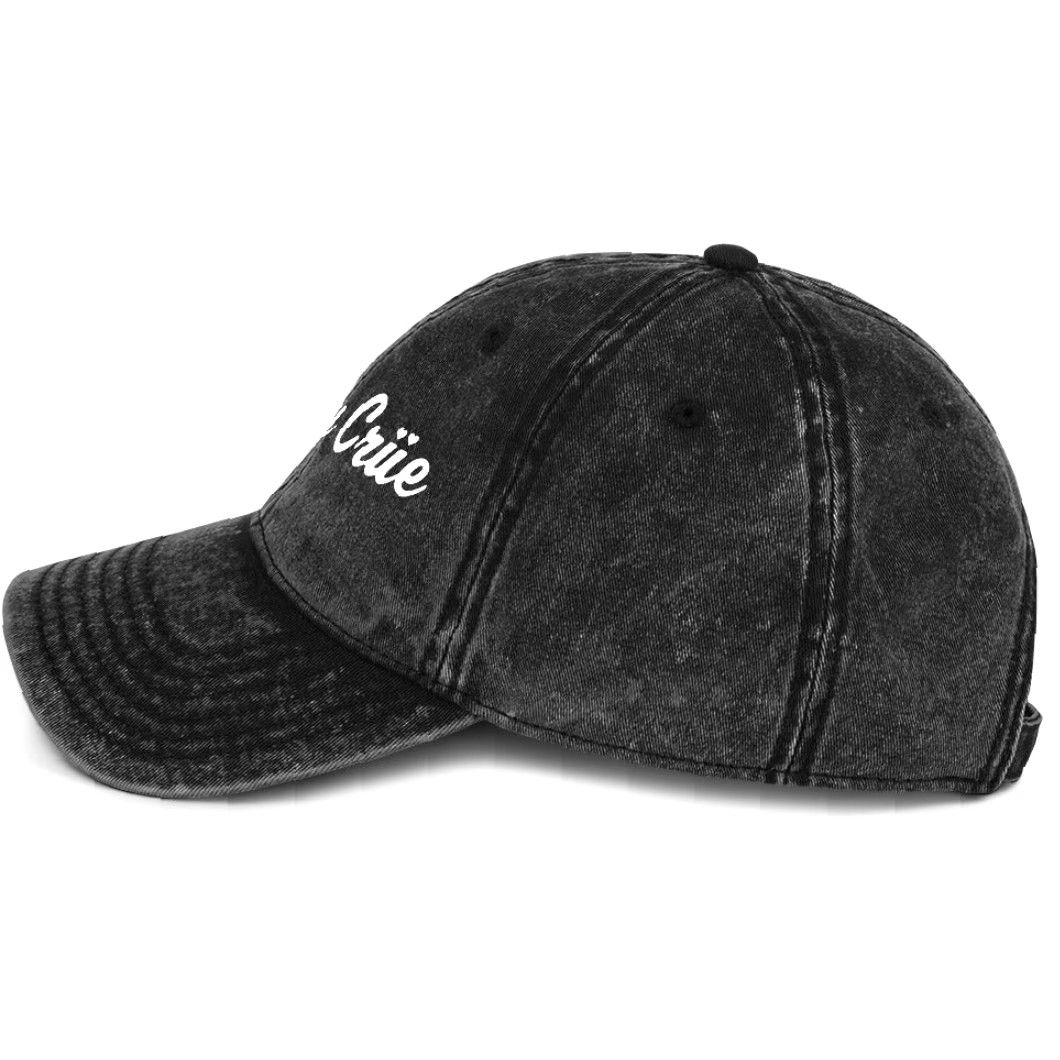 Vintage VINTAGE Motley Crue Embroidered Black Hat Officially Licensed Cotton Twill Hat Men One Size Snapback Adjustable 100% Cotton Twill Music Rock N Roll Size ONE SIZE - 3 Thumbnail