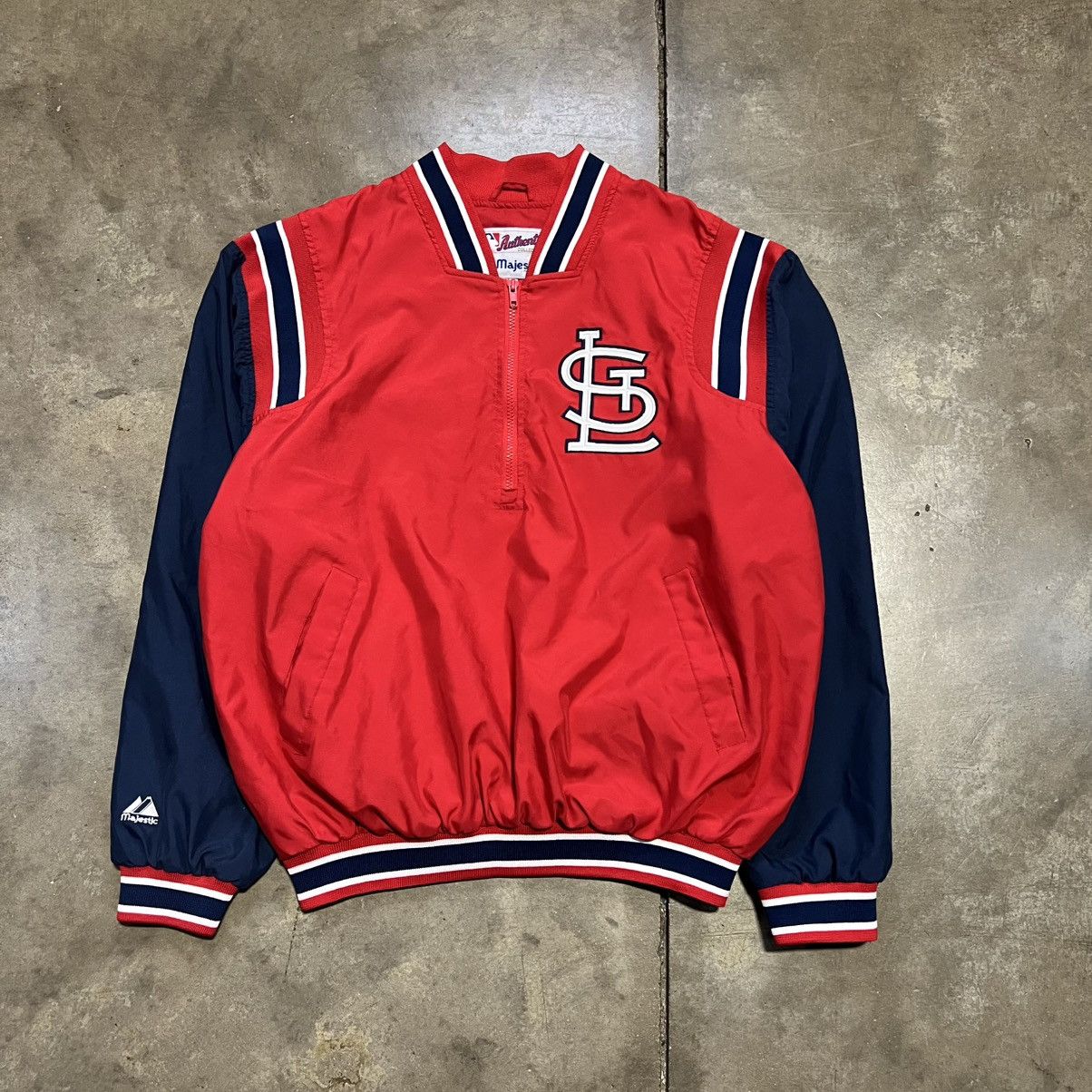 MLB × Majestic × Vintage Vintage St Louis Cardinals Majestic MLB Windbreaker Jacket Size US M / EU 48-50 / 2 - 1 Thumbnail