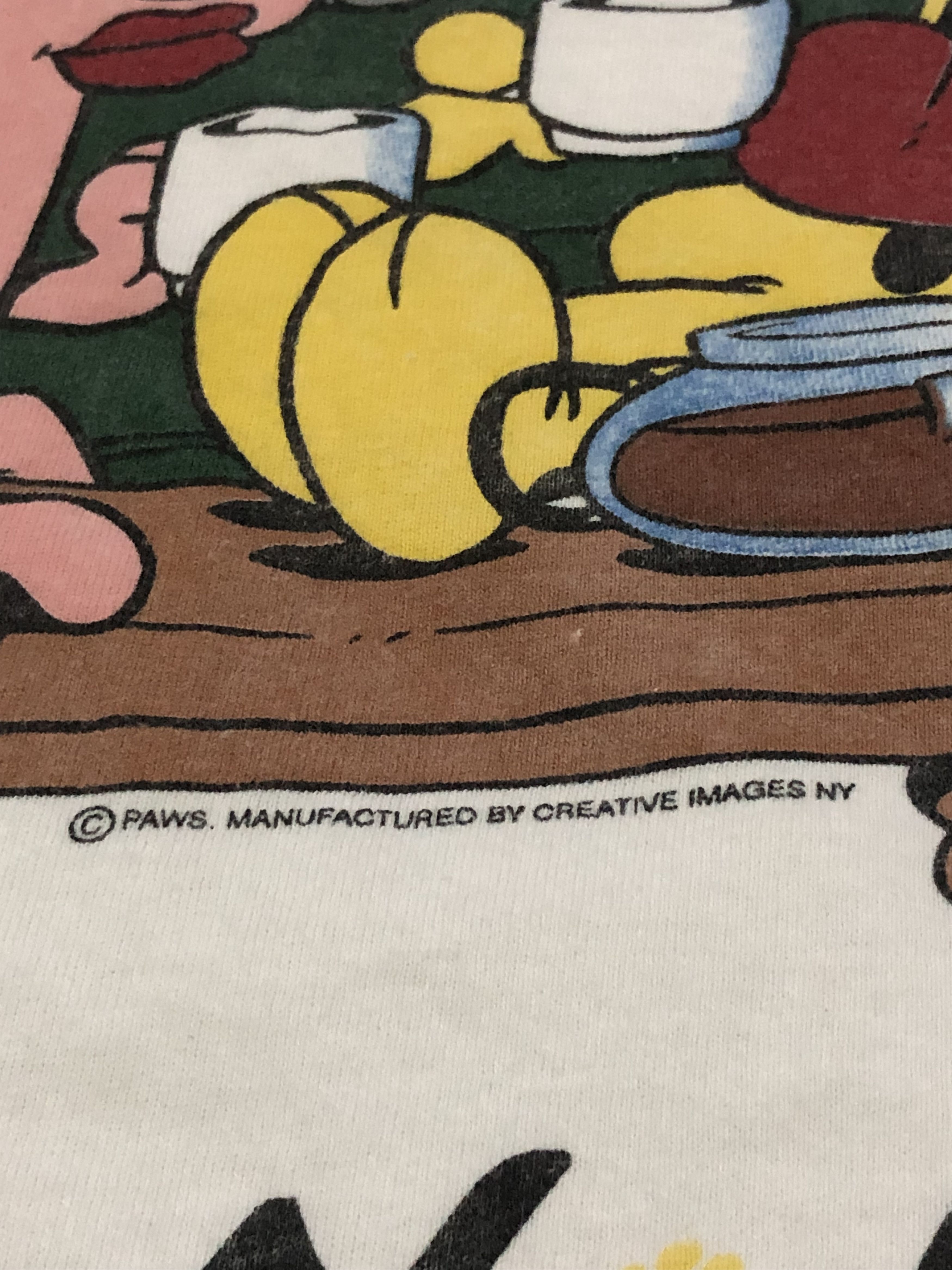 Cartoon Network Vintage Garfield “Central Burp” Friends Parody T-Shirt Size US M / EU 48-50 / 2 - 4 Thumbnail