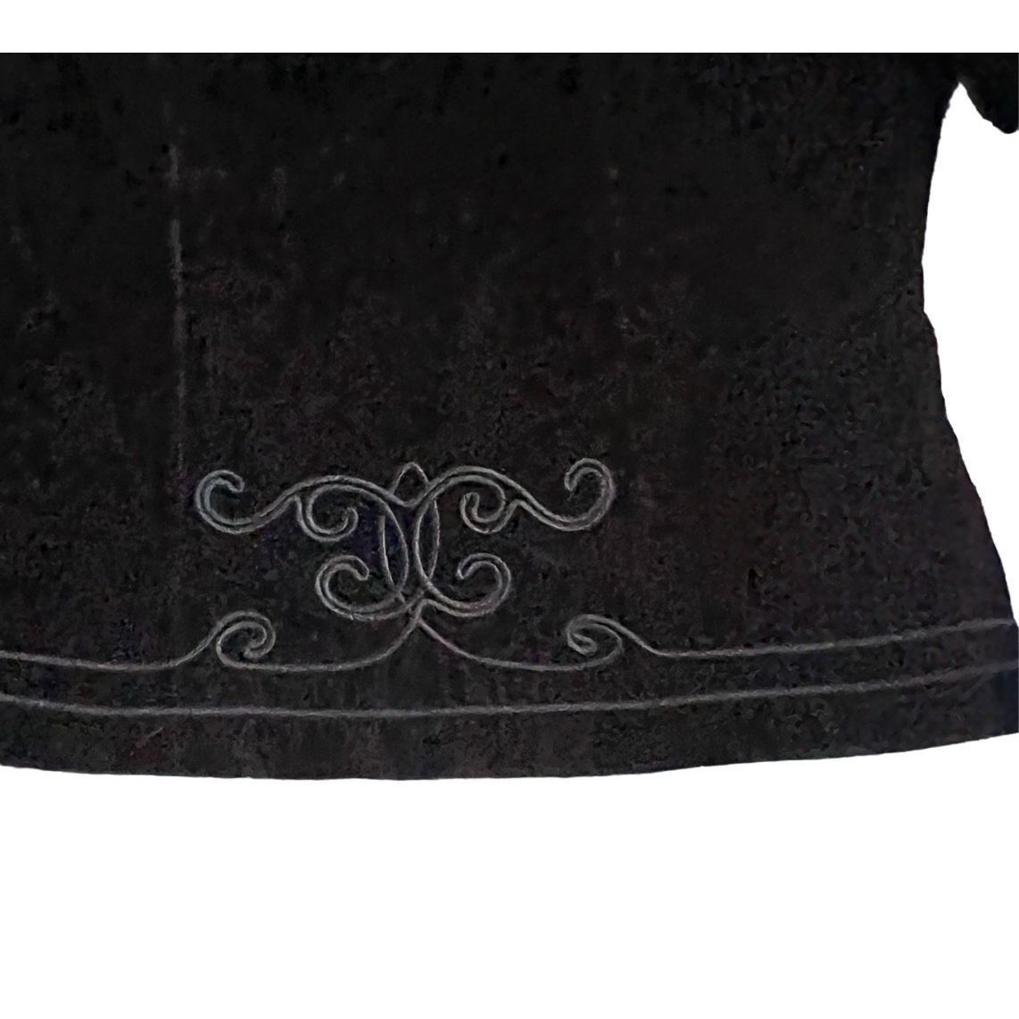 Vintage Women's Jessica Howard Black Velvet Skirt Suit Size 4 Size 27" / US 4 / IT 40 - 9 Thumbnail