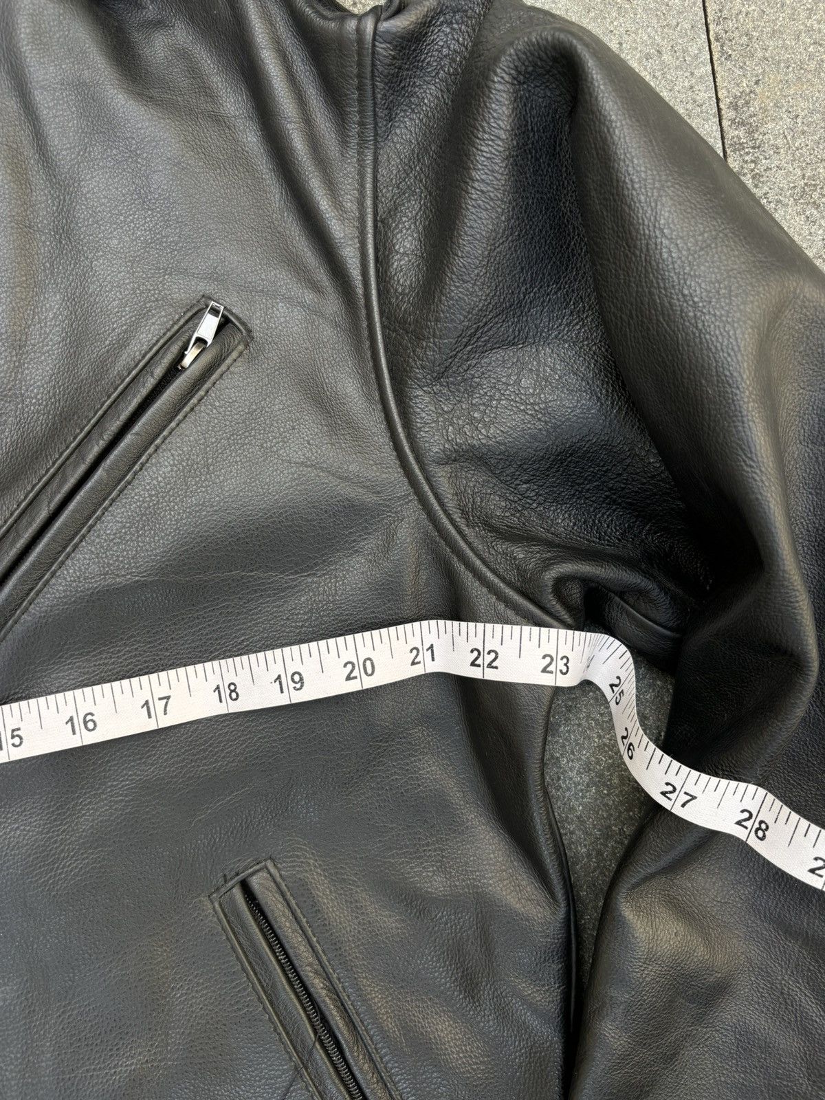 Harley Davidson × Vintage Vintage Crazy Harley Davidson Biker Leather Jacket Size US M / EU 48-50 / 2 - 5 Thumbnail