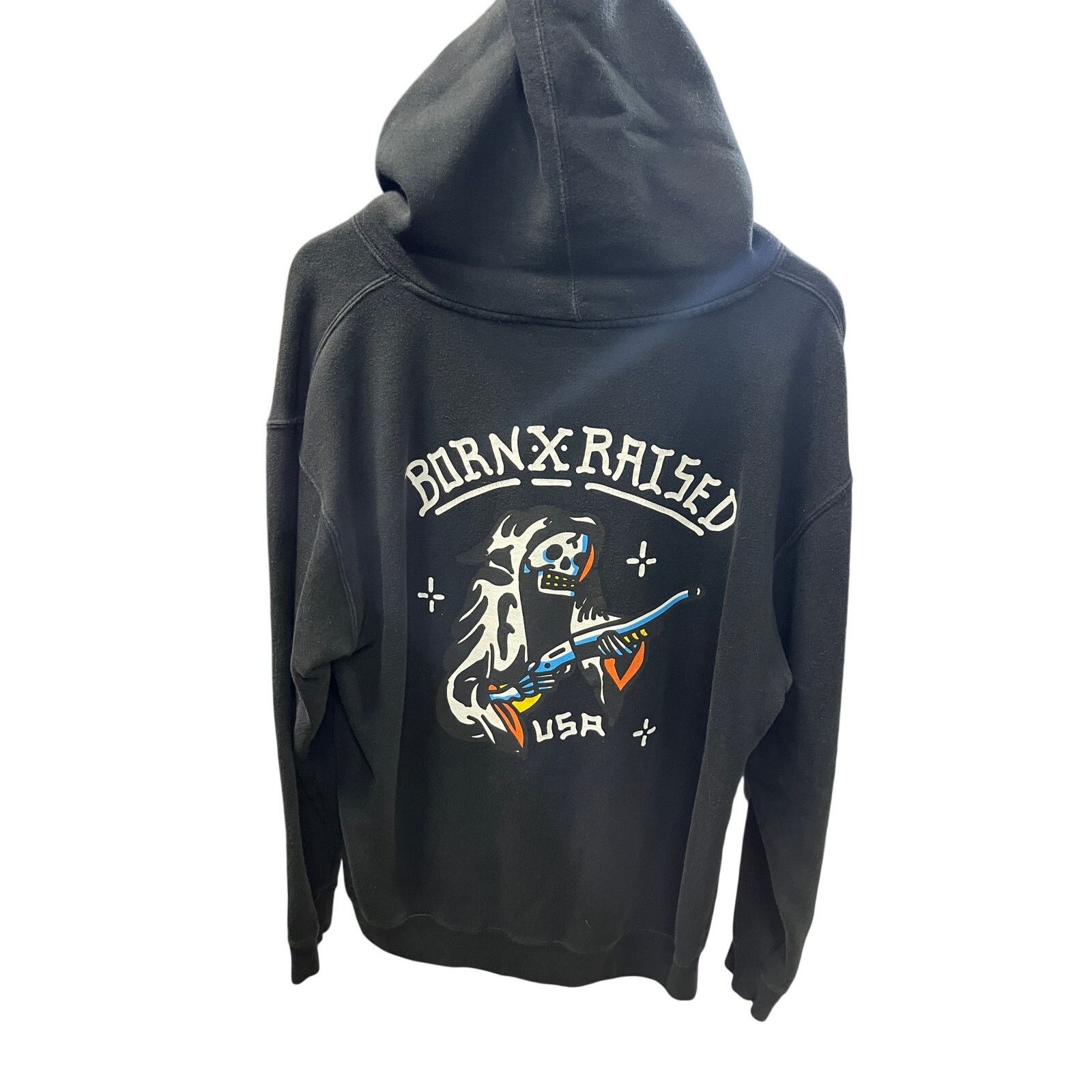 Born X Raised Born x Raised Grim Reaper Graphic Print Hoodie Men's L Size US L / EU 52-54 / 3 - 1 Thumbnail