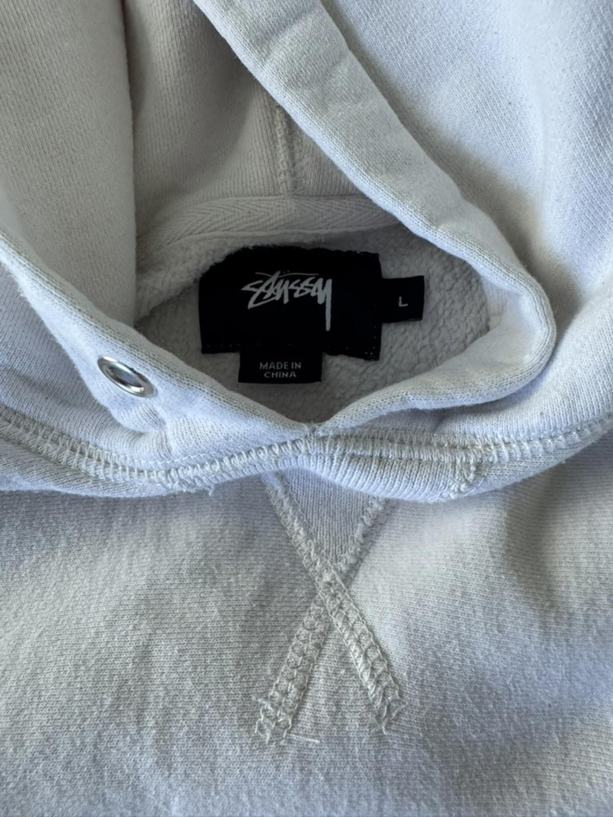Stussy Stussy White Hoodie Large Size US L / EU 52-54 / 3 - 3 Thumbnail