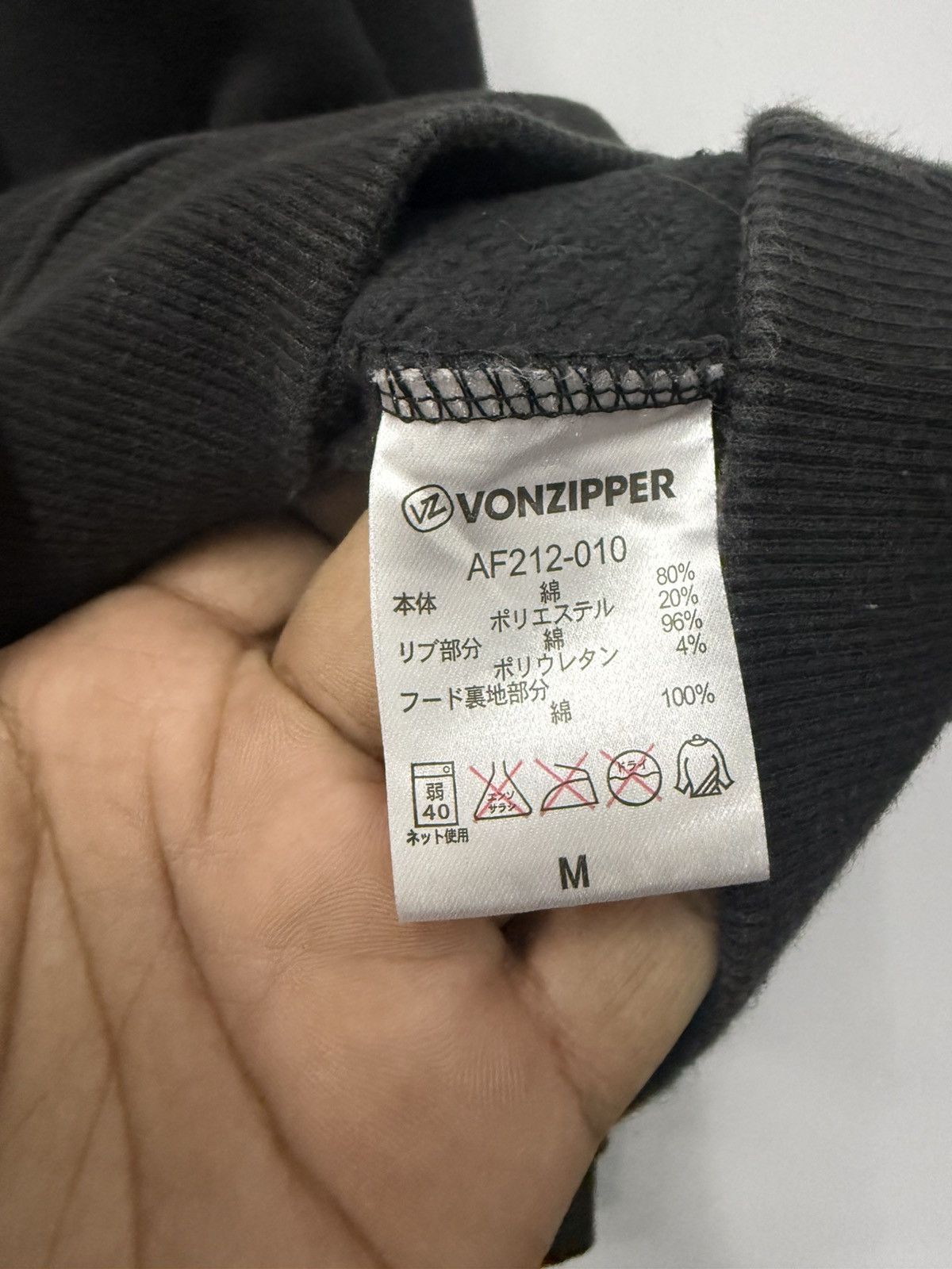 VonZipper Japan Streetwear VonZipper Back Hit Logo Hoodie - M Size US M / EU 48-50 / 2 - 10 Thumbnail