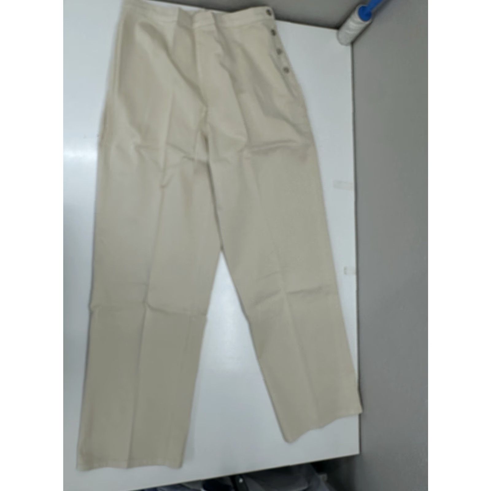 Orvis Orvis Womens Pants Size 16 Stone Side-Button Vineyard Pants USA Made Size 38" / US 16 / IT 52 - 7 Thumbnail
