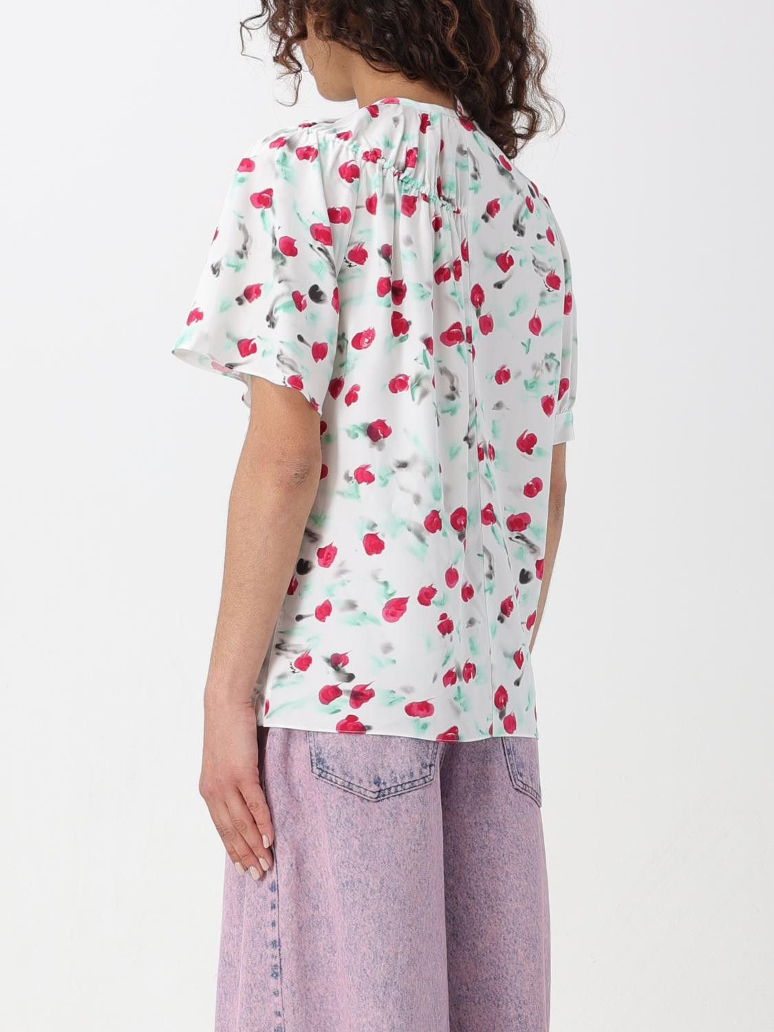 Marni o1y1125 Blouse in Multicolor Size M / US 6-8 / IT 42-44 - 3 Thumbnail