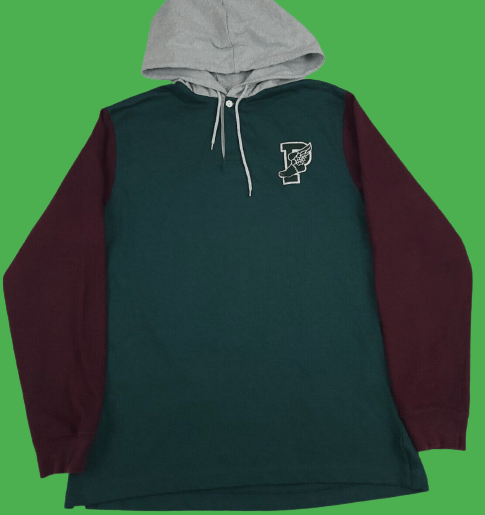 Vintgae Polo Ralph Lauren P Wing Rugby Hoodie Stadium XL