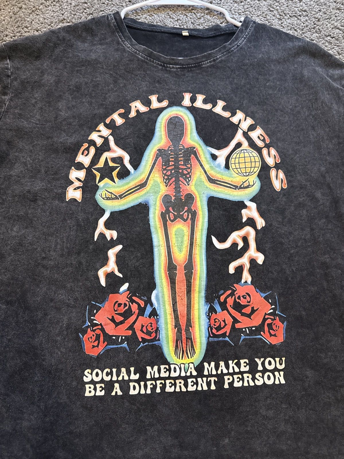 Other Acid Wash Vintage Graphic Tee Size US L / EU 52-54 / 3 - 2 Thumbnail