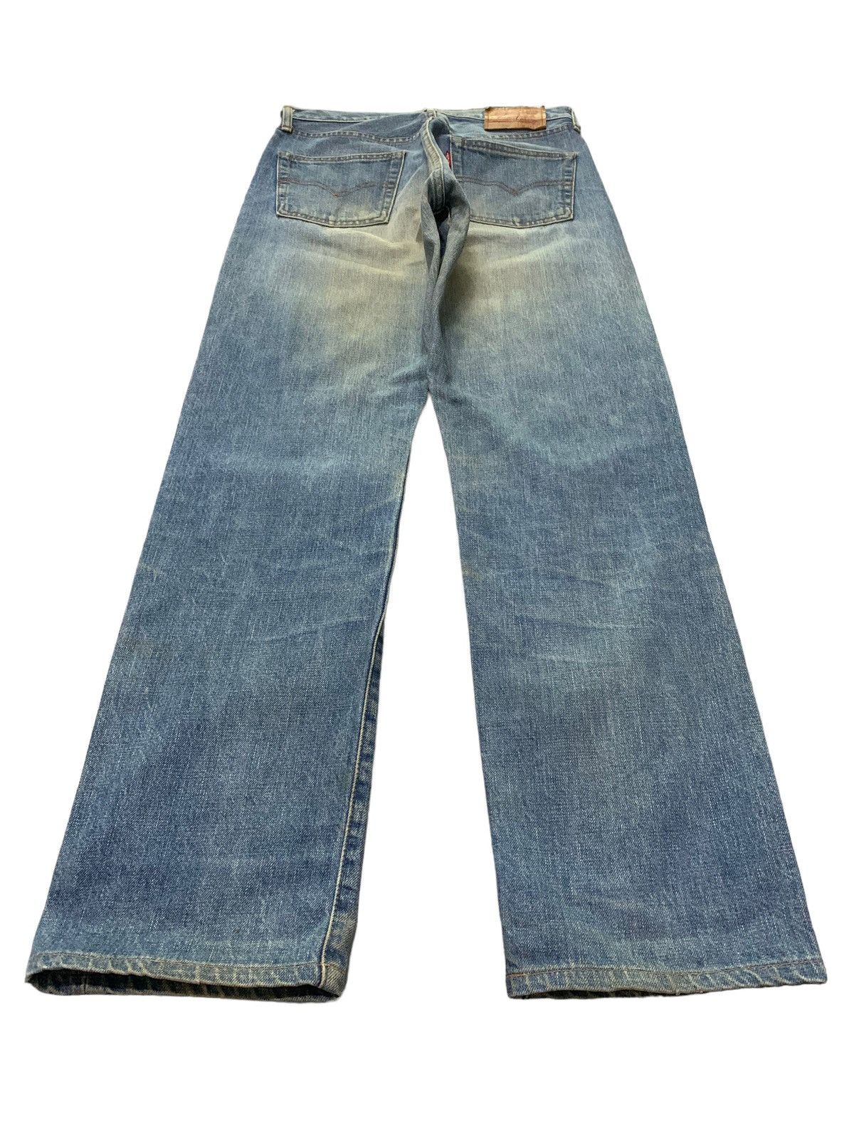Levi's × Vintage Vintage LEVIS 502 LVC Talon Zipper Redline Selvedge Jeans Size US 30 / EU 46 - 8 Thumbnail