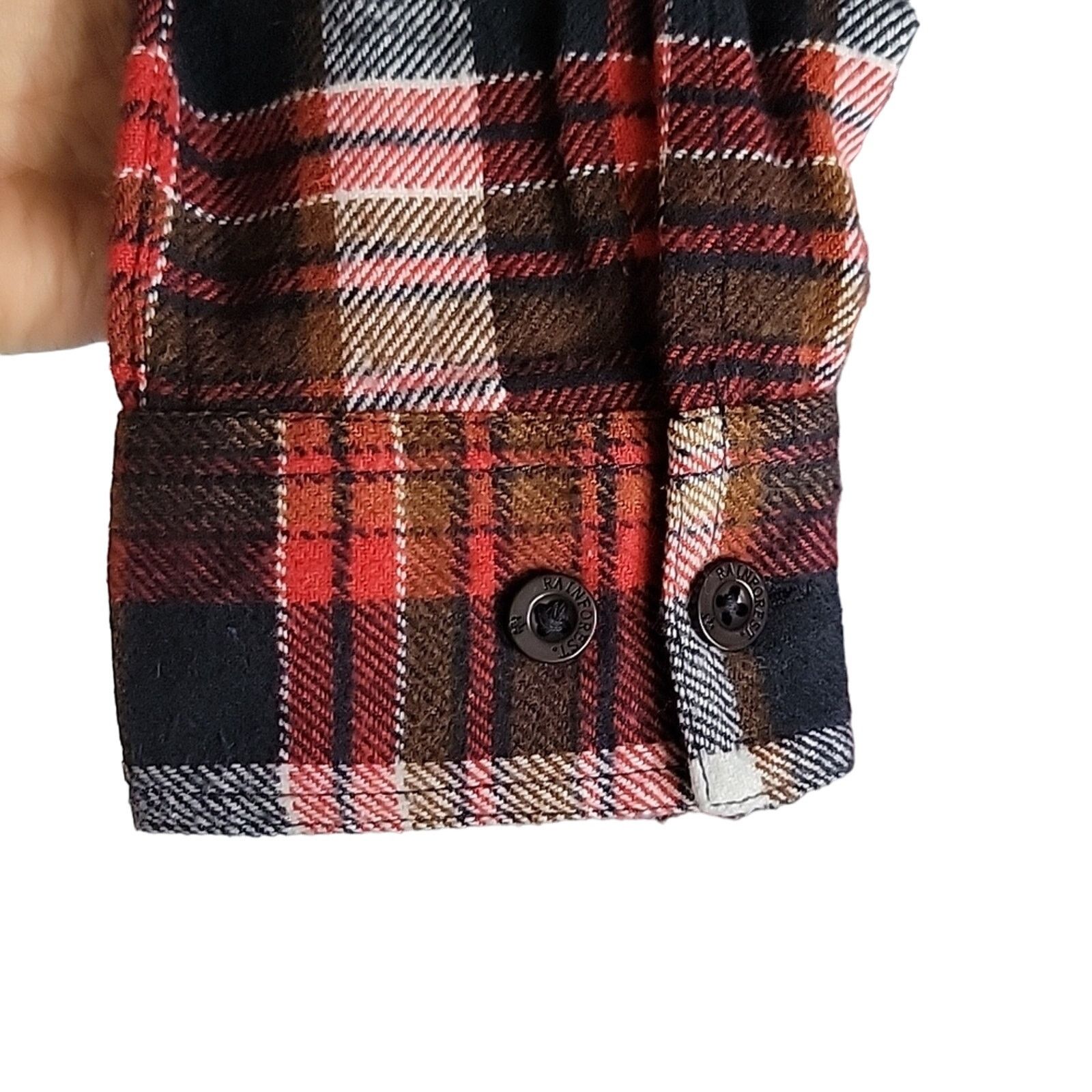 Rainforest Rainforest Red Navy Plaid Flannel Shirt Size Small Size US S / EU 44-46 / 1 - 8 Thumbnail