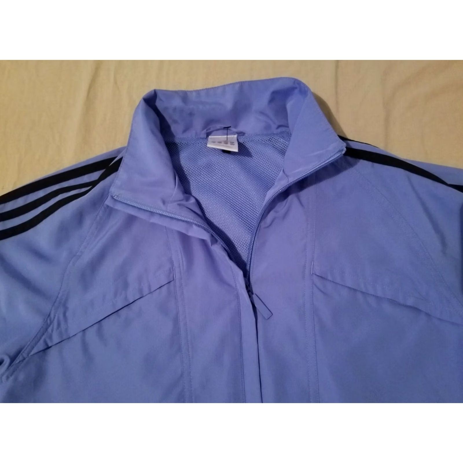 Adidas adidas Womens Jacket M Medium Purple Athletic Gym Workout Windbreaker Size M / US 6-8 / IT 42-44 - 2 Thumbnail