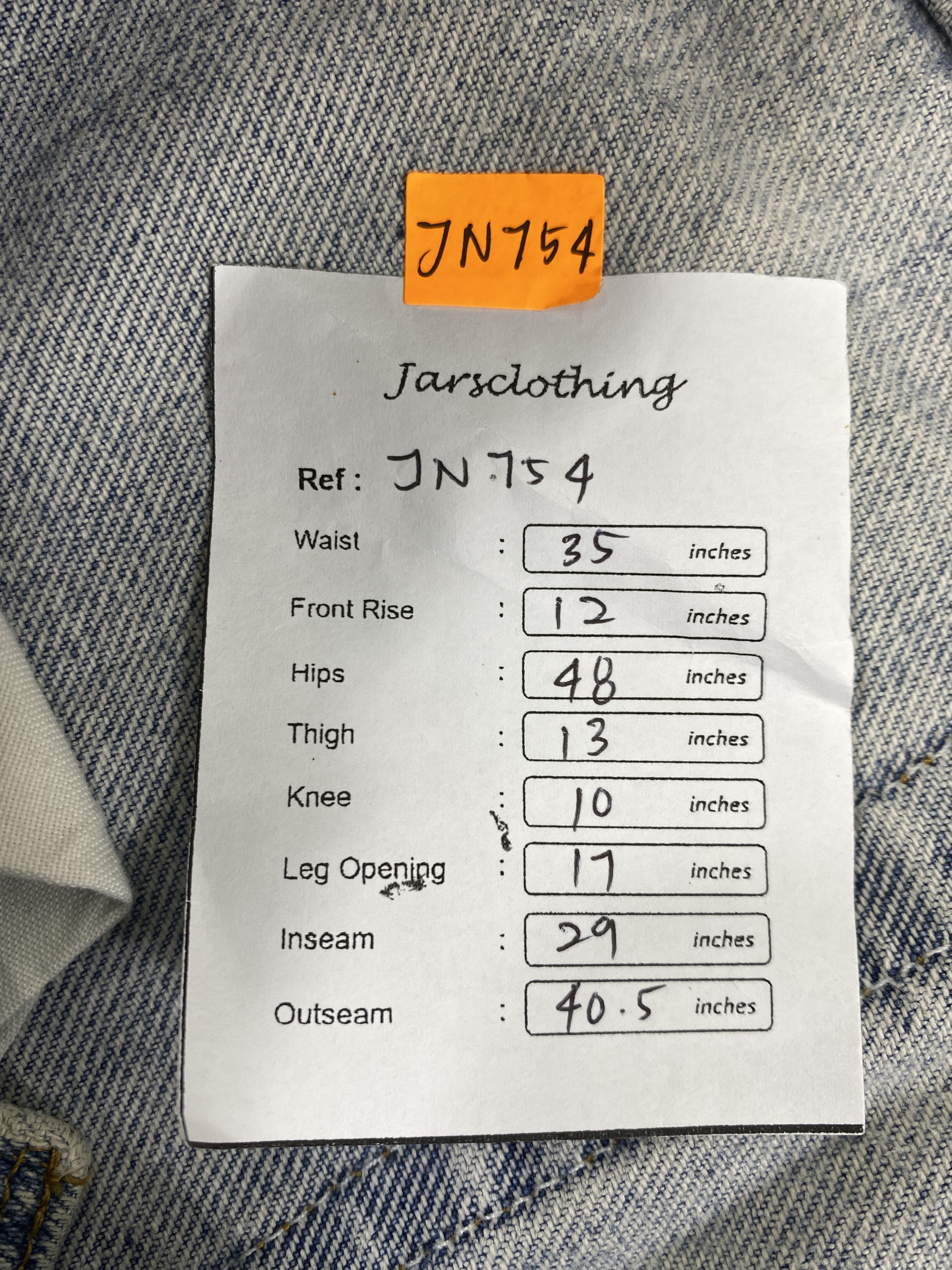 Levi's Light Wash Vintage Levi's 505 Regular Fit Denim 35x29 JN754 Size US 35 - 9 Thumbnail