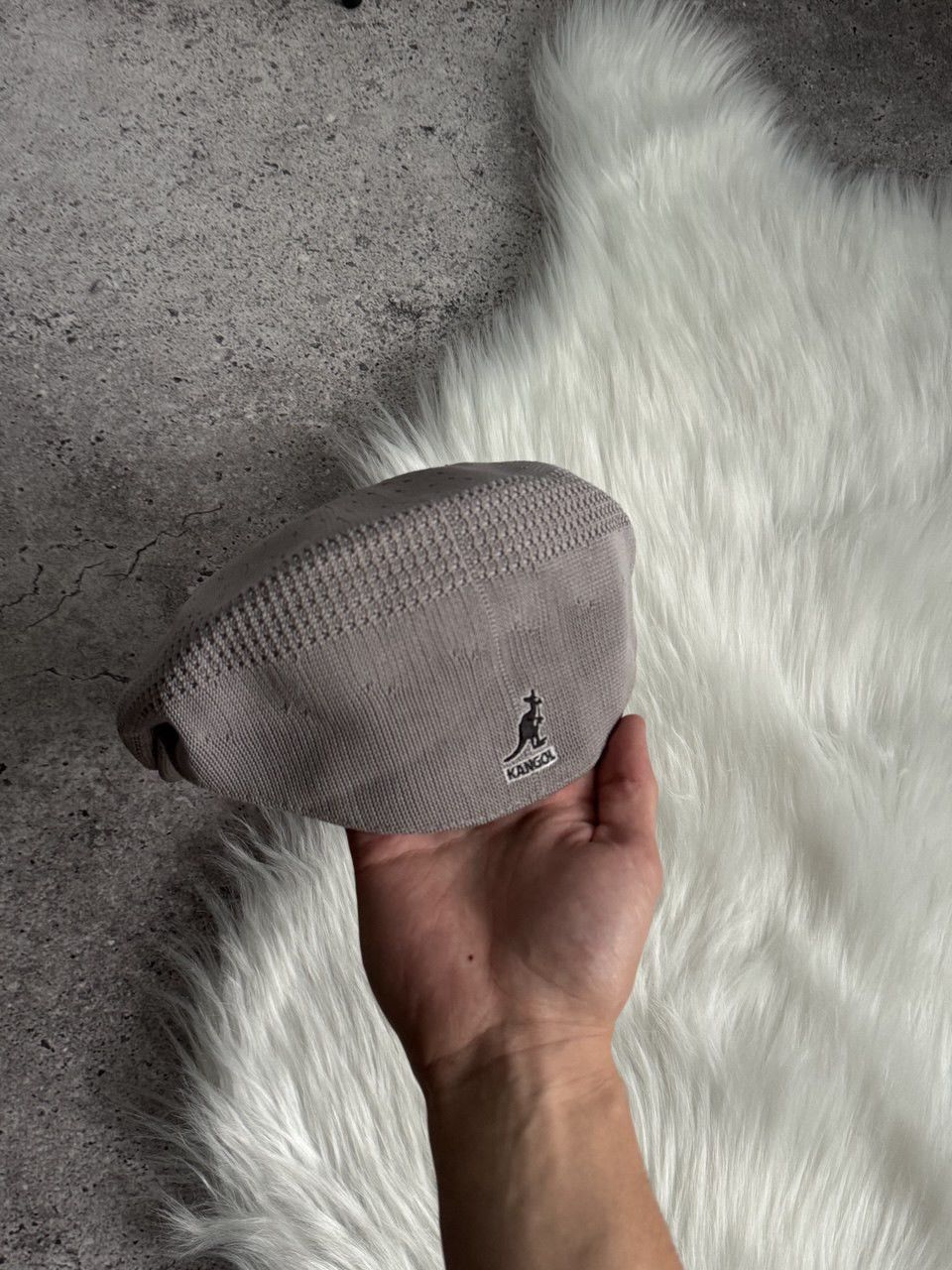Kangol × Vintage Vintage Kangol Grey Y2K hat flat cap Size ONE SIZE - 1 Thumbnail