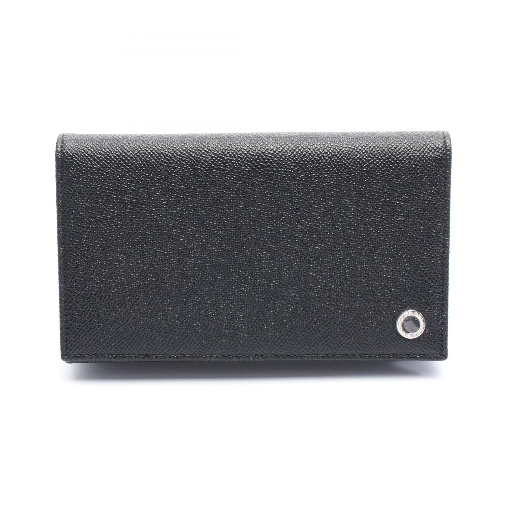 Bvlgari Bvlgari Bulgari Man Bi-Fold Long Wallet Leather Black Size ONE SIZE - 1 Thumbnail