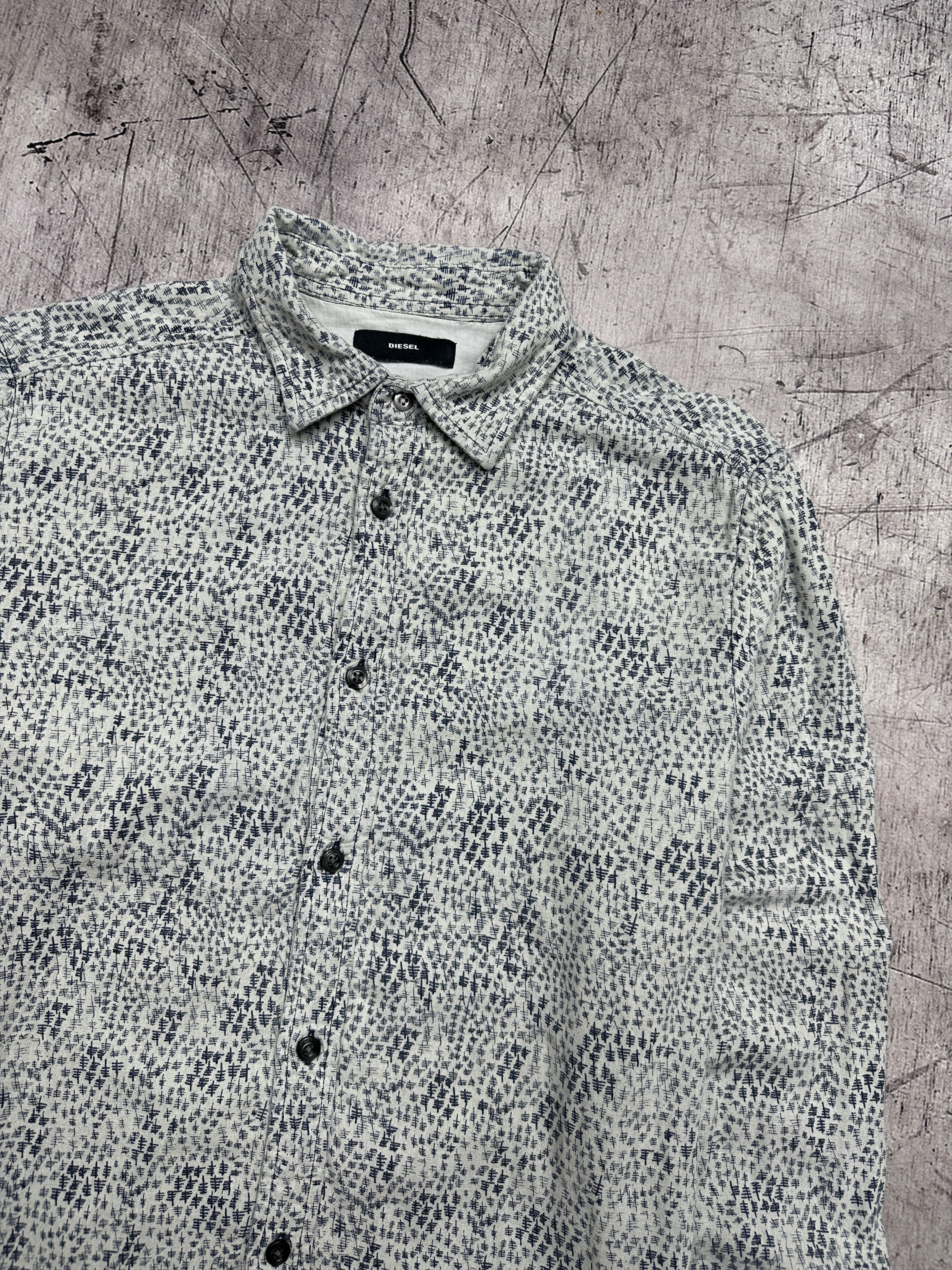 Diesel Diesel Mens Long Sleeve Shirt Size US M / EU 48-50 / 2 - 2 Thumbnail