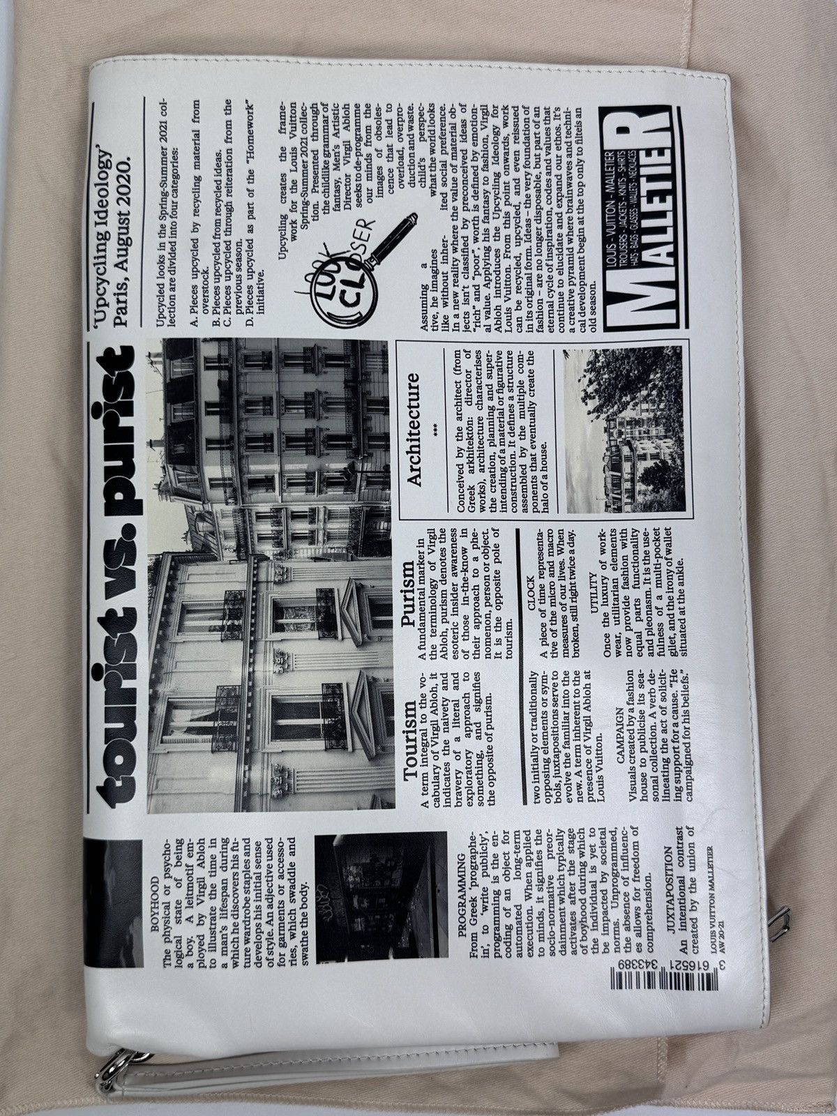 Louis Vuitton TOURIST VS. PURIST 2021 NEWSPAPER CLUTCH Size ONE SIZE - 4 Thumbnail