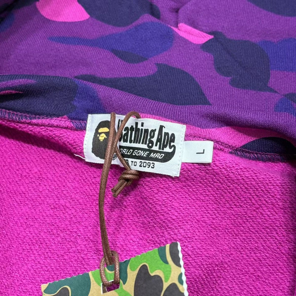 Bape COLOR CAMO SHARK FULL ZIP HOODIE Size US L / EU 52-54 / 3 - 7 Thumbnail