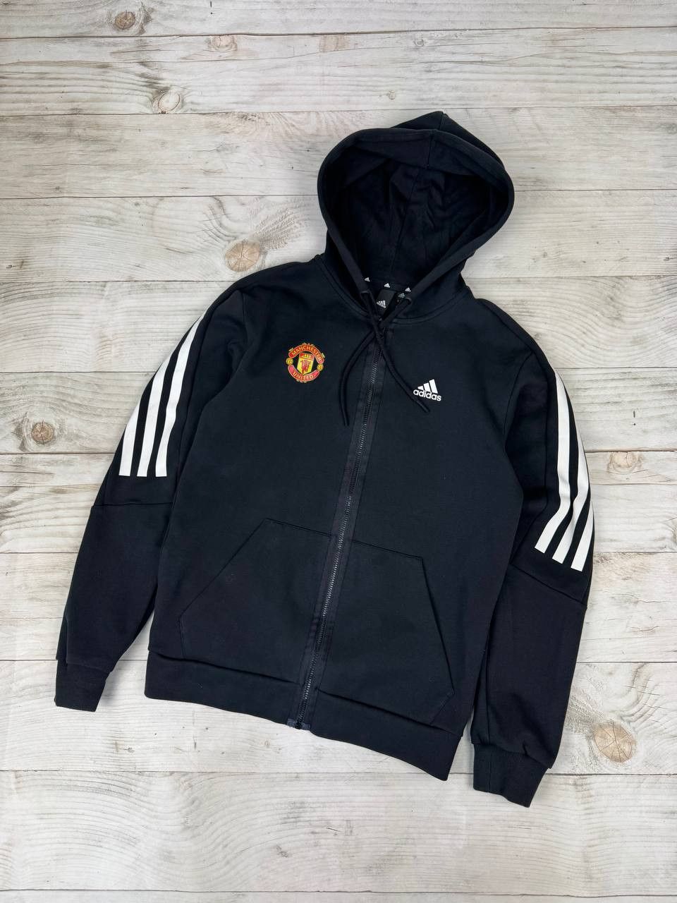 Adidas Adidas Manchester United Hoodie Full Zip Soccer Football Size US XS / EU 42 / 0 - 1 Thumbnail