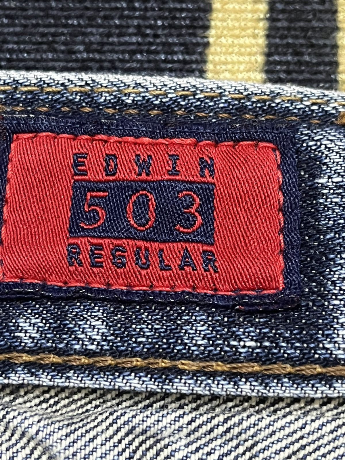 Edwin Vintage Edwin 503zz Faded Distressed Denim Size US 31 - 9 Thumbnail
