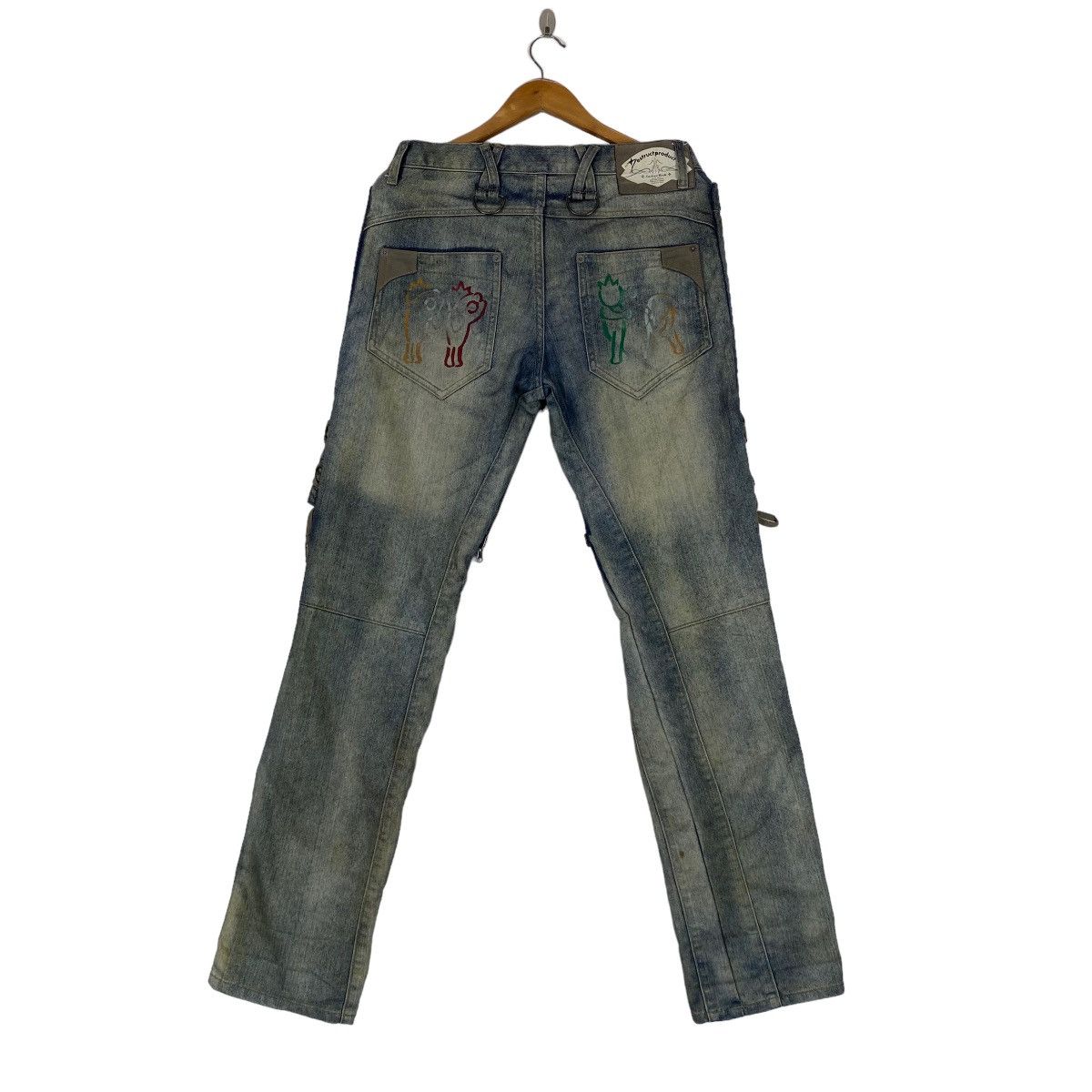 Japanese Brand ☀️PPFM Destruct Product Eastern Rock jeans Size US 33 - 4 Thumbnail