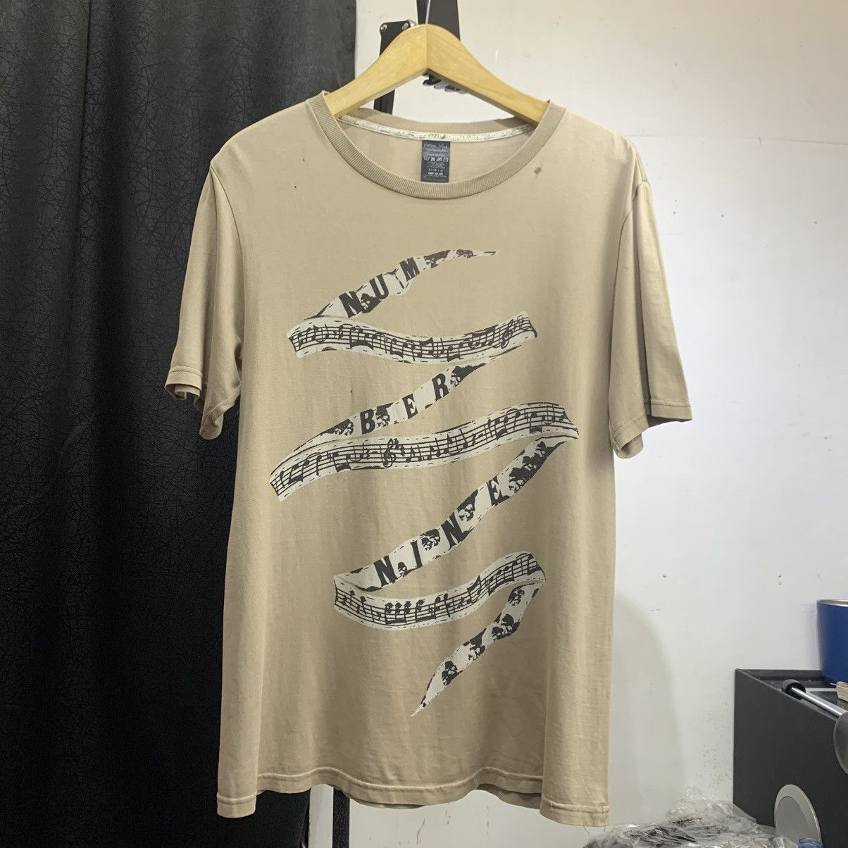 Number (N)ine Number Nine Number (N)ine Musical Notes Tee Shirt Size US M / EU 48-50 / 2 - 2 Thumbnail