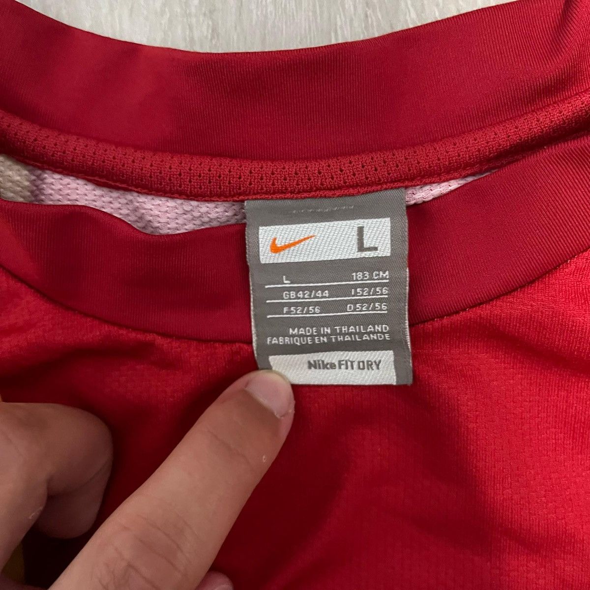 Nike Vintage Kaiserlautern matchworn longsleeve shirt #12 Size US L / EU 52-54 / 3 - 4 Thumbnail