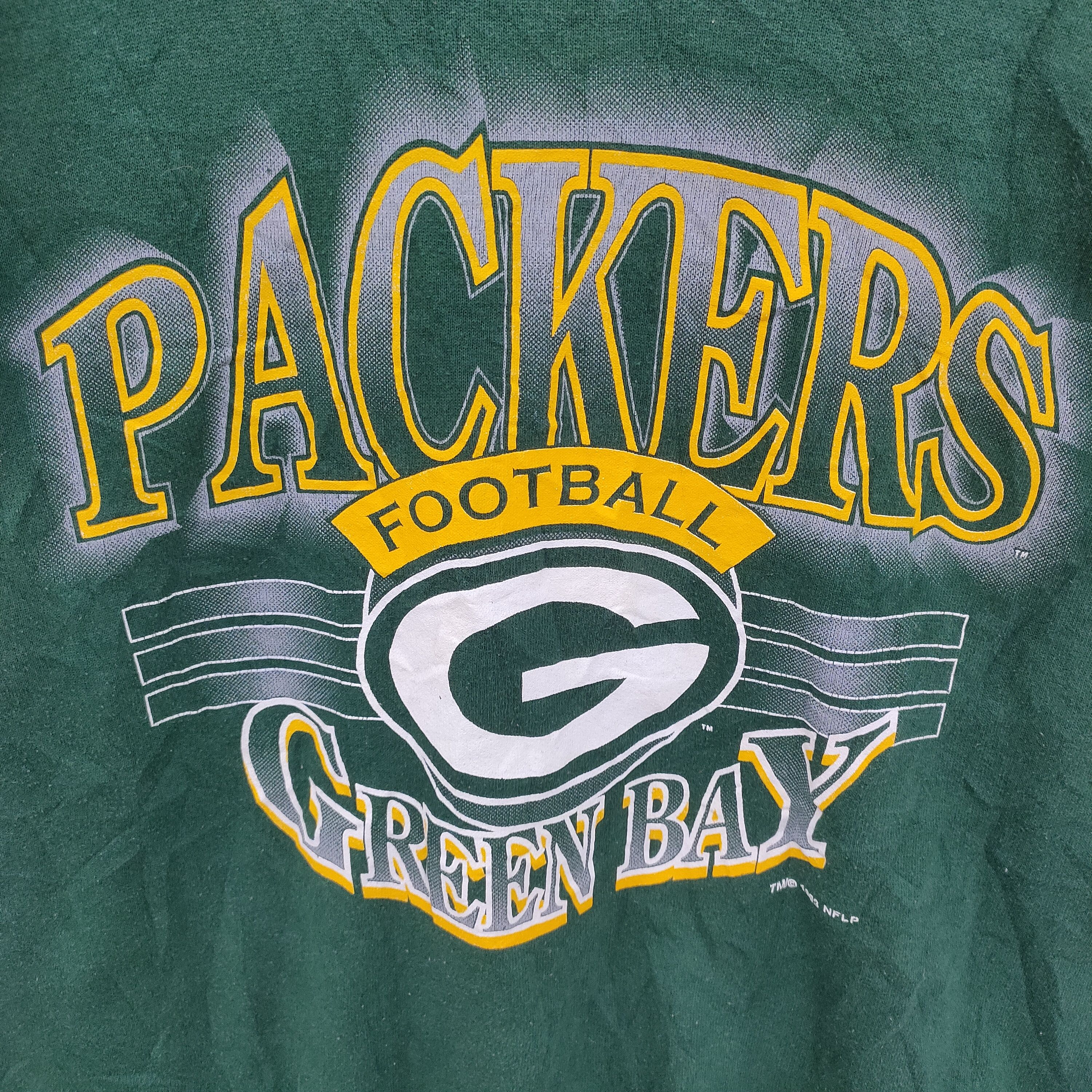 NFL × Vintage 90s Green Bay Packers Sweatshirt Large Vintage 1993 NFL Size US L / EU 52-54 / 3 - 7 Thumbnail