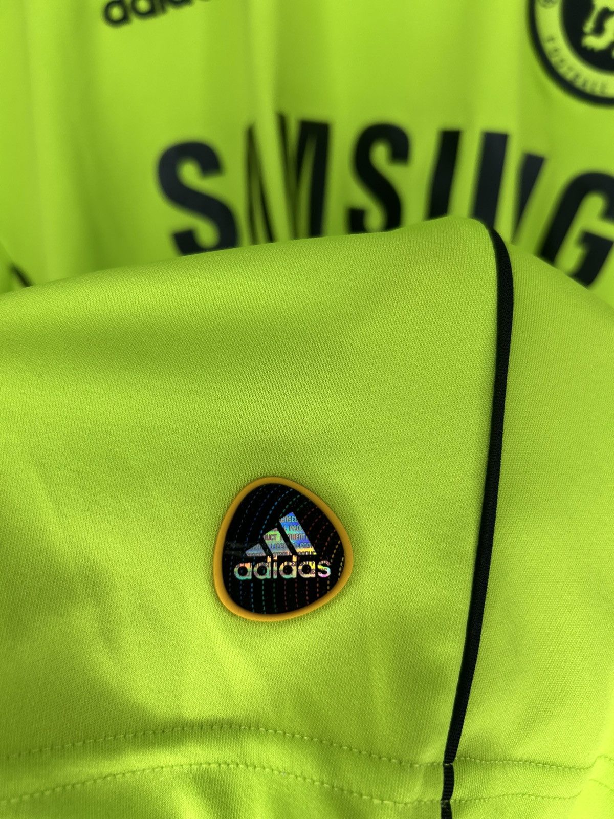 Adidas Adidas Chelsea 2010 Long Sleeve Goalkeeper Jersey Size US L / EU 52-54 / 3 - 6 Thumbnail