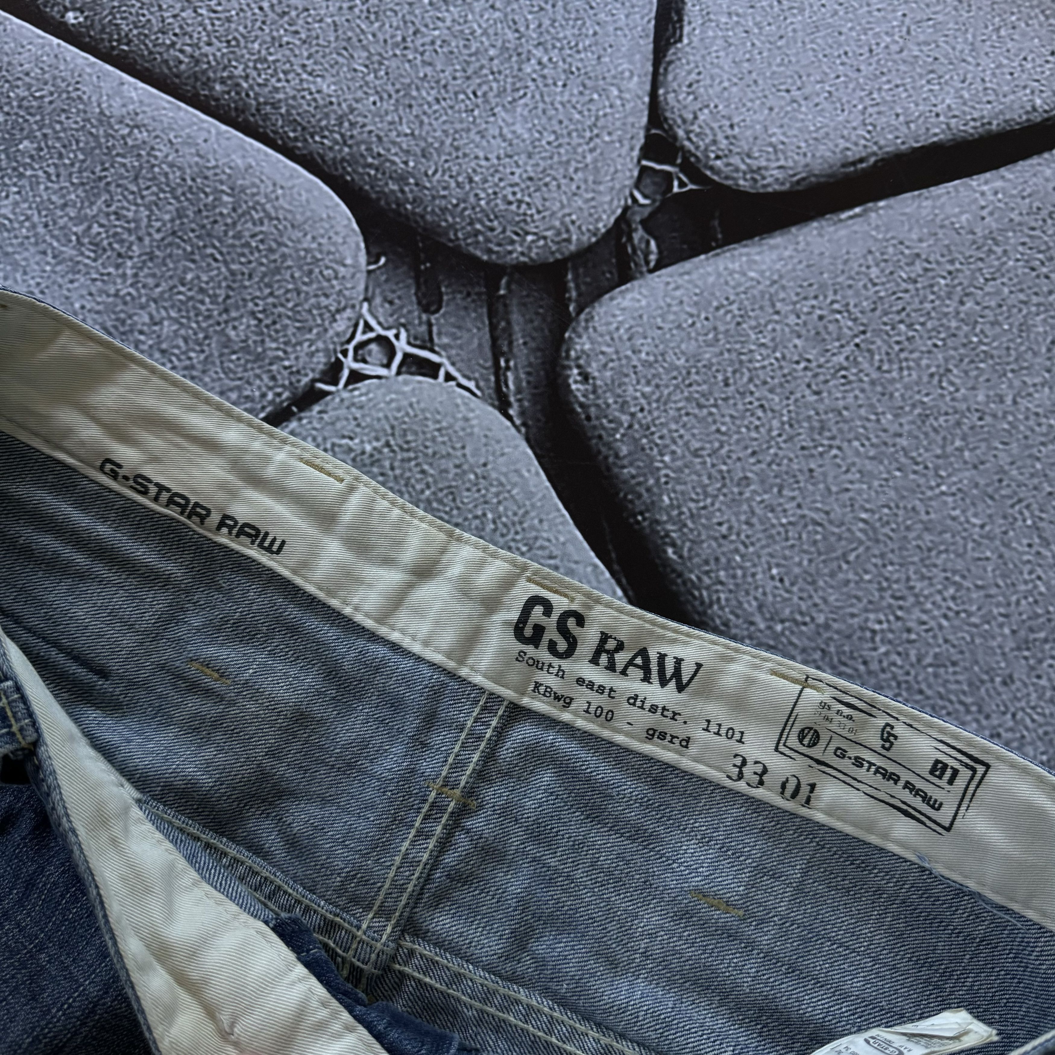 G STAR RAW NEW TRASH ELWOOD BAGGY JEANS FADED