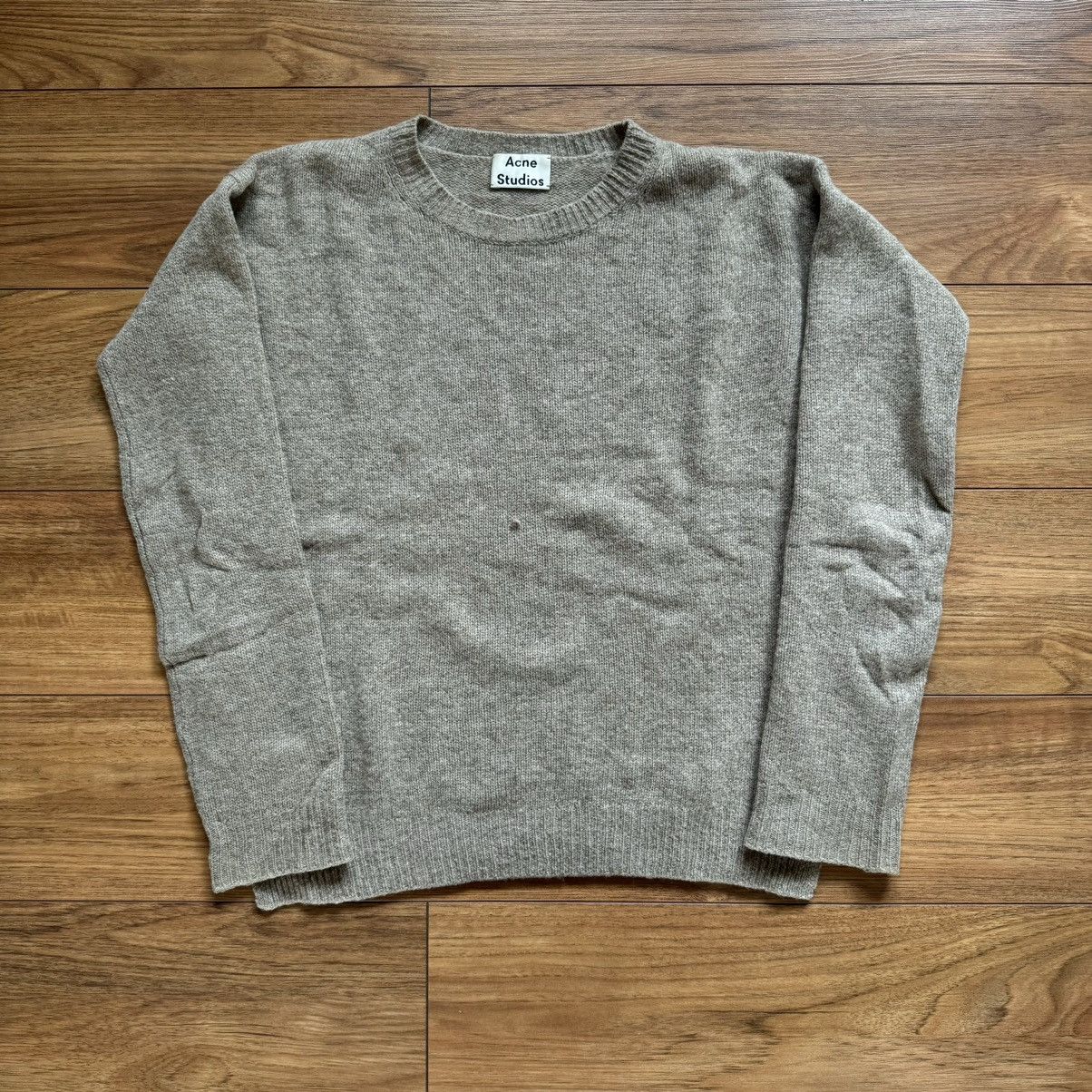 Acne Studios × Designer Acne studios wool beige sweater Size XS / US 0-2 / IT 36-38 - 3 Thumbnail