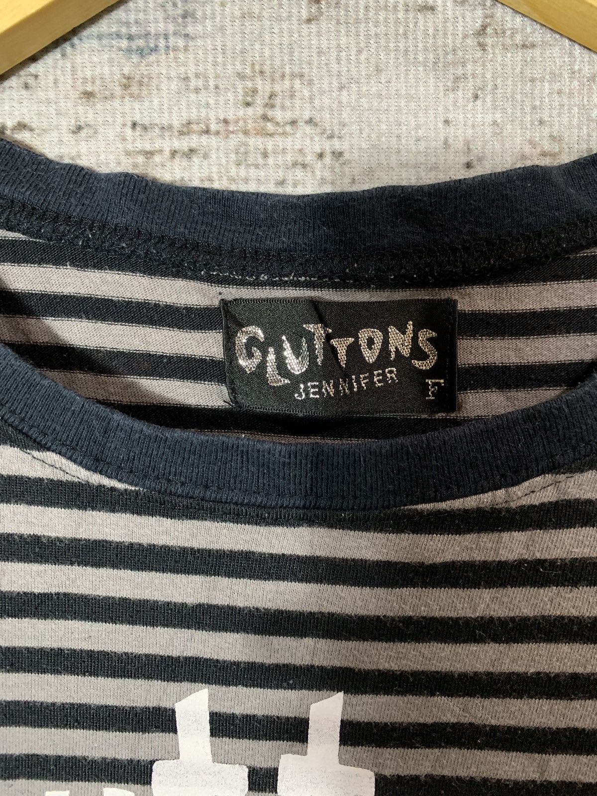 20471120 × Beauty Beast × Hysteric Glamour 2000s Japanese Gluttons Stripe Tshirt Size US M / EU 48-50 / 2 - 4 Thumbnail