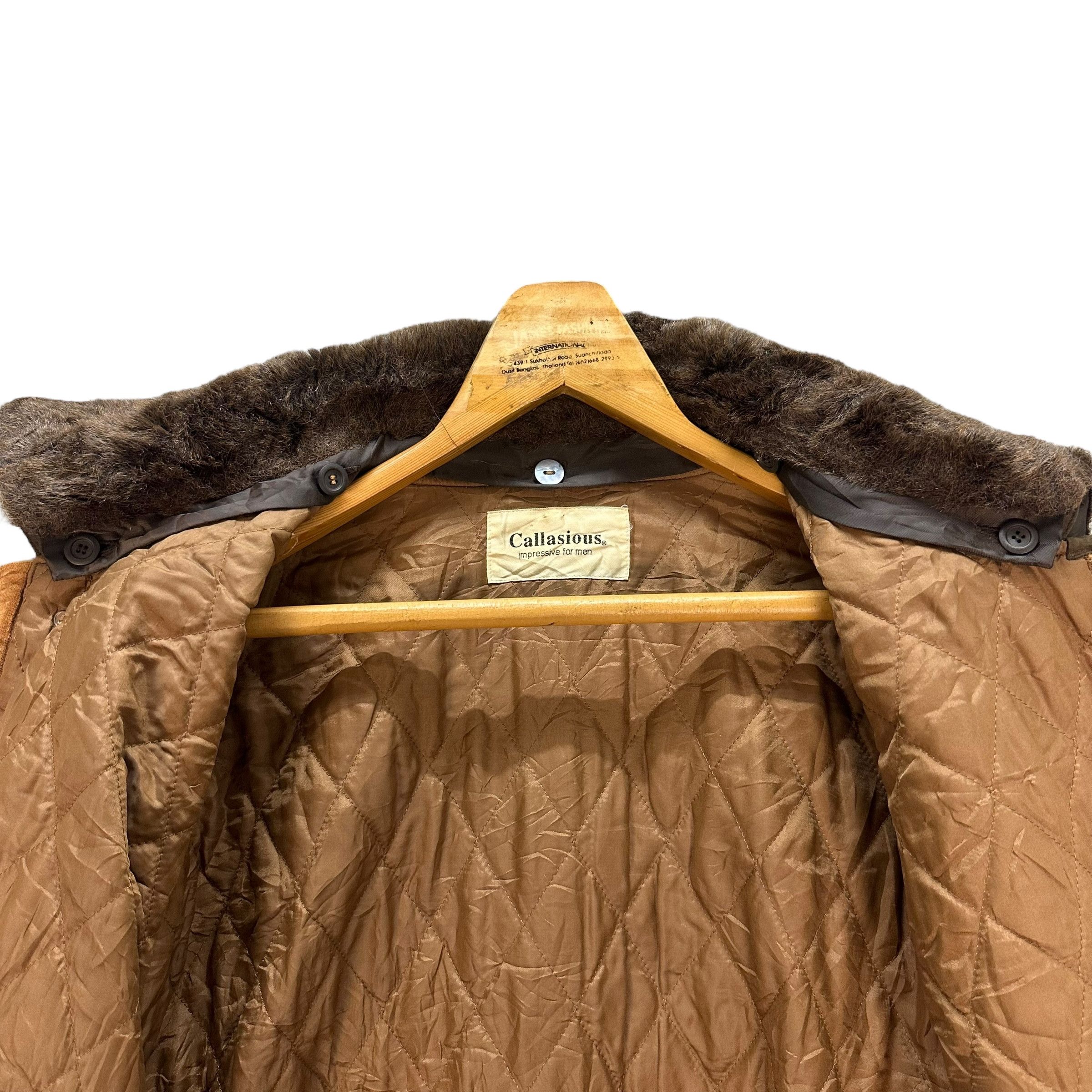 Vintage 90s CALLASIOUS SPORT EMBROIDERY LOGO HYBRID JACKET #8843-031 Size US XXL / EU 58 / 5 - 11 Thumbnail